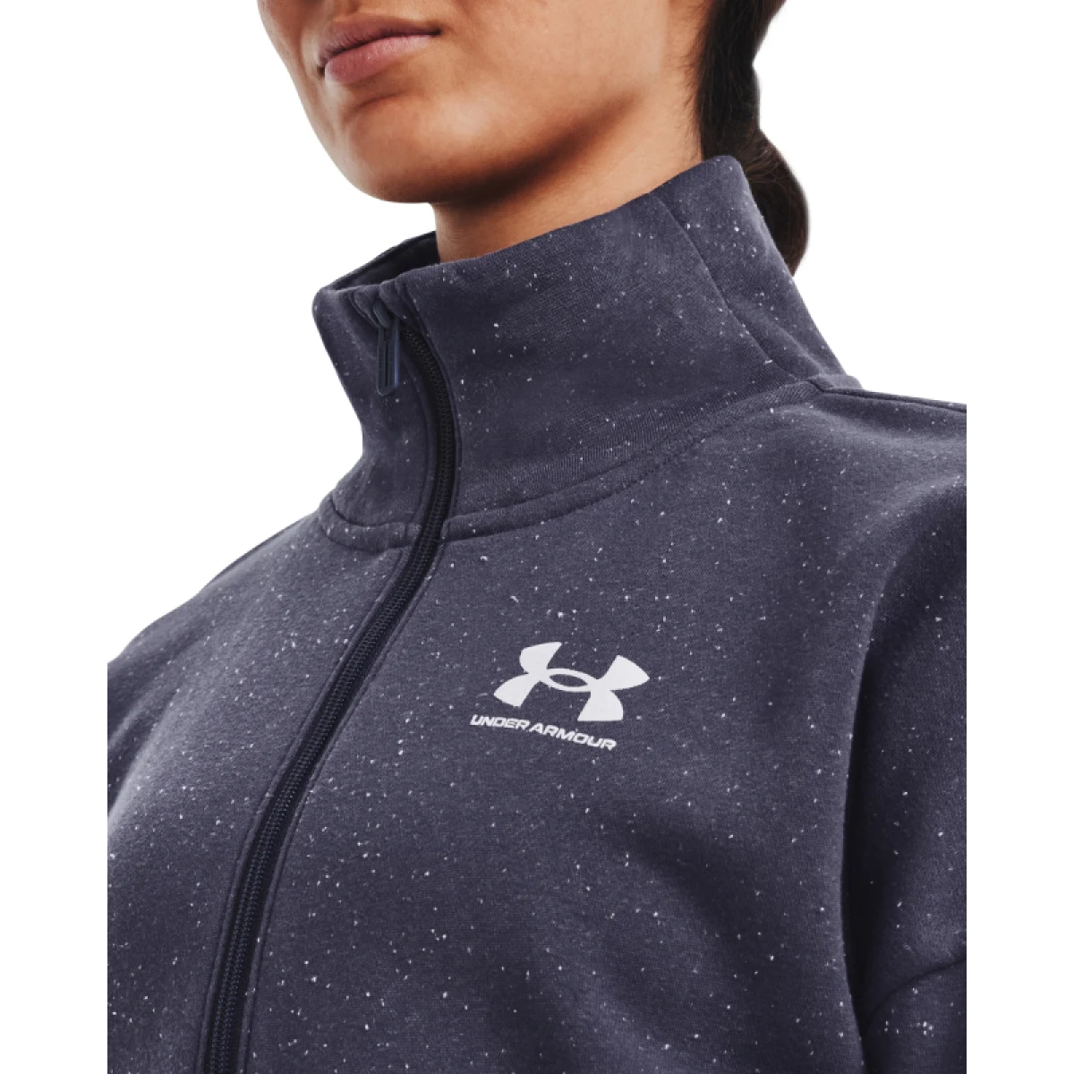 Dámská tréninková mikina s 1 2 zipem UNDER ARMOUR Rival Fleece HZ-GRY-1373030-558 · záber 2