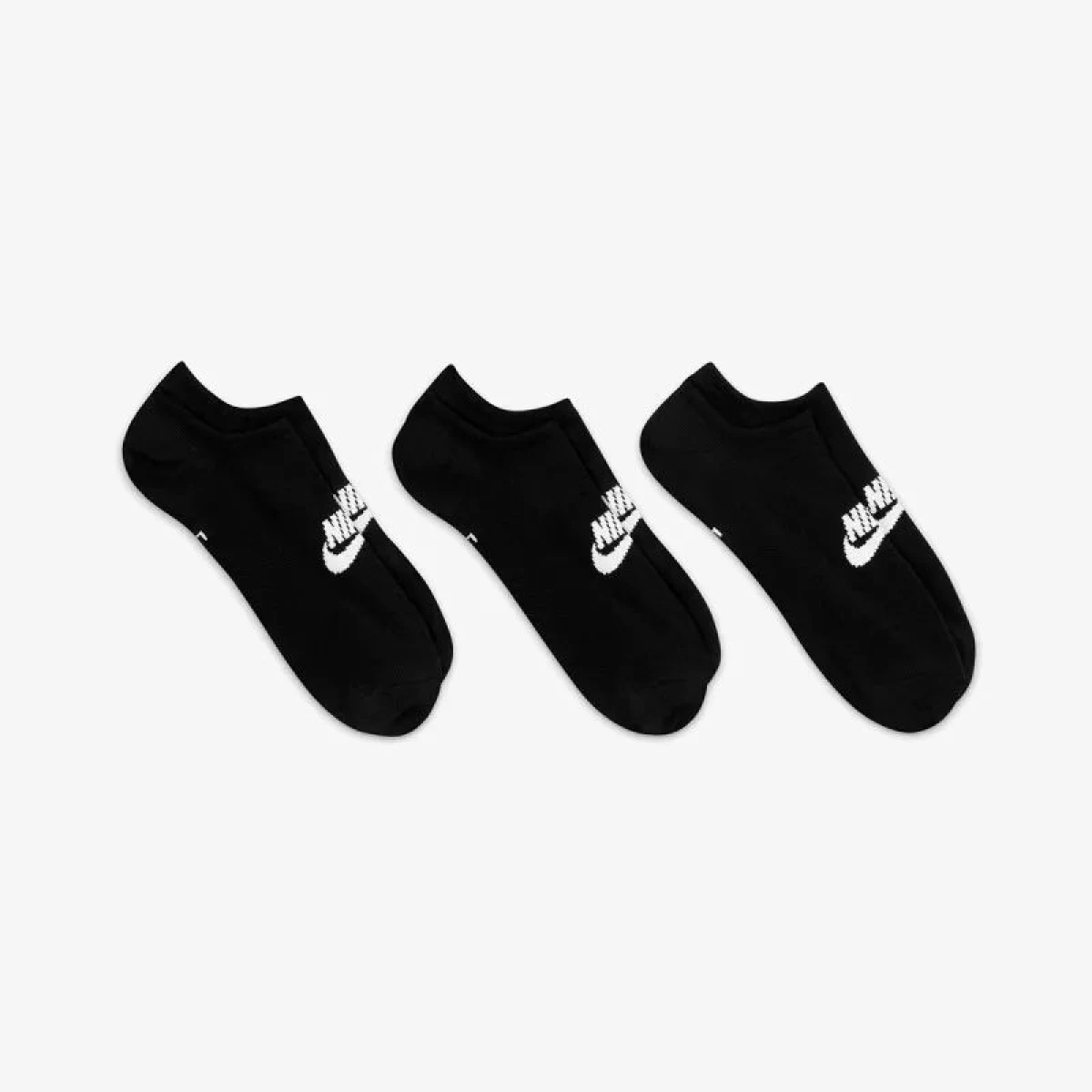 Ponožky NIKE 3 PACK-U NK NSW EVERYDAY ESSENTIAL NS-Black · záber 3