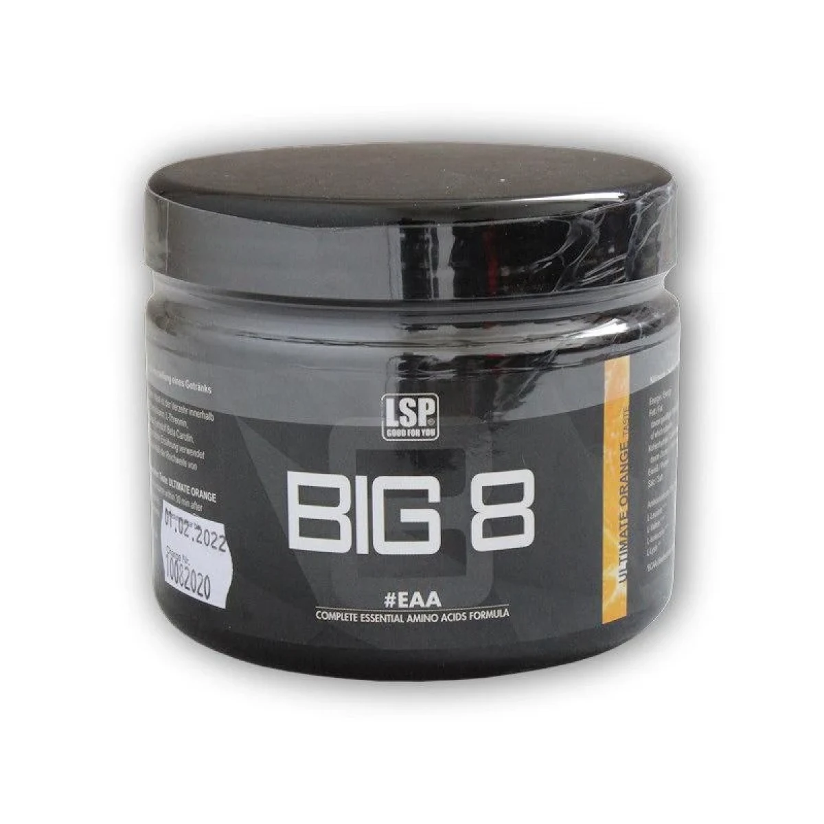 LSP Nutrition BIG 8 essential amino 250g - Barva: Vícebarevná | Příchuť: Divoká třešeň · záber 1