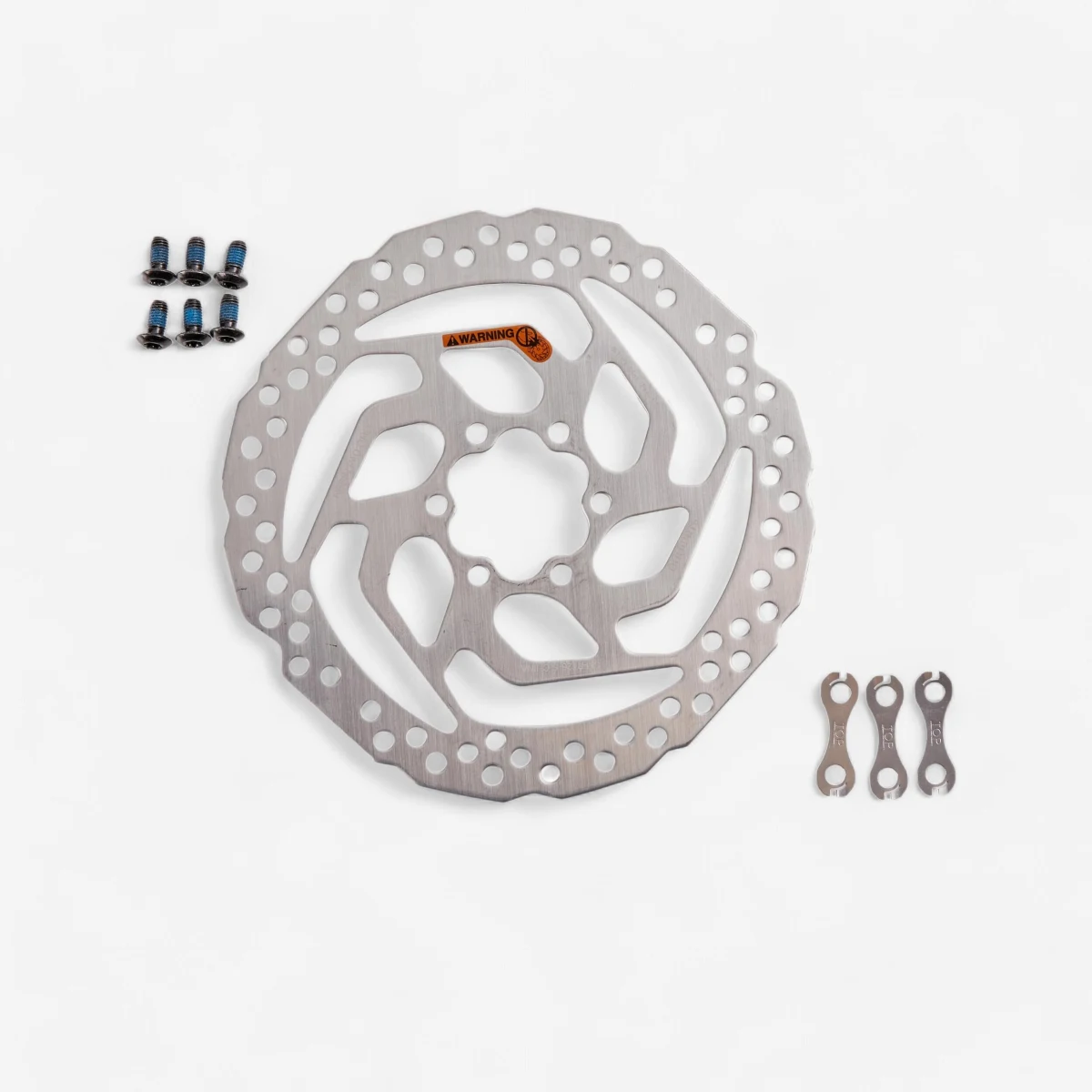 ROCKRIDER Kotúčová brzda SHIMANO 160 mm 6 otvorov RT26 180 mm · záber 1
