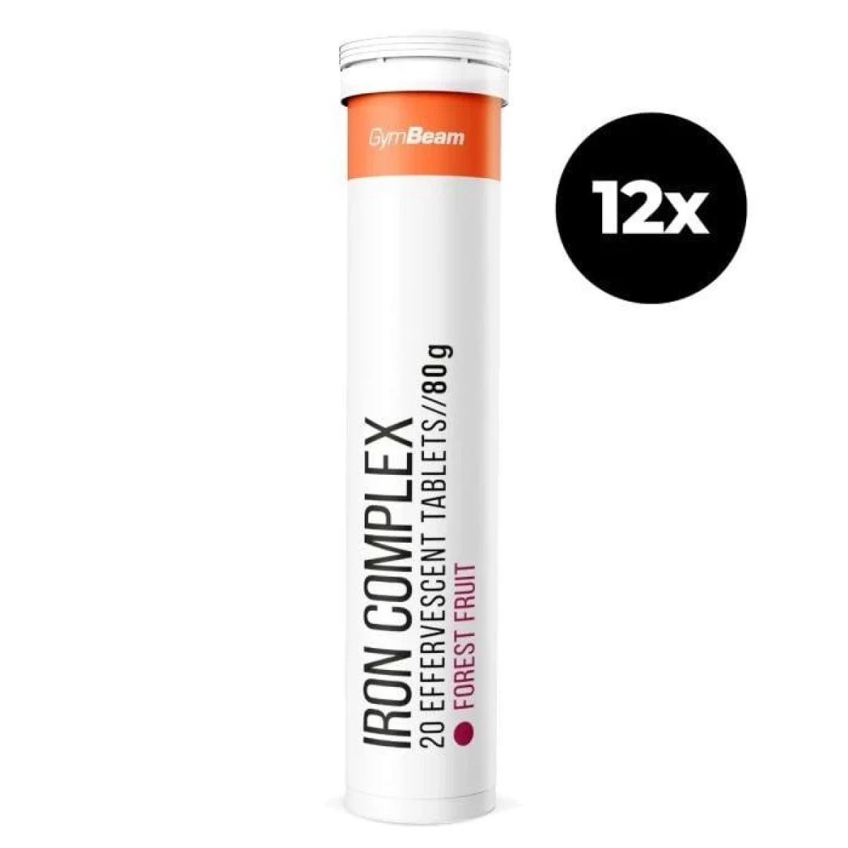 GymBeam Effervescent Iron Complex - Příchuť: Lesní ovoce · záber 1