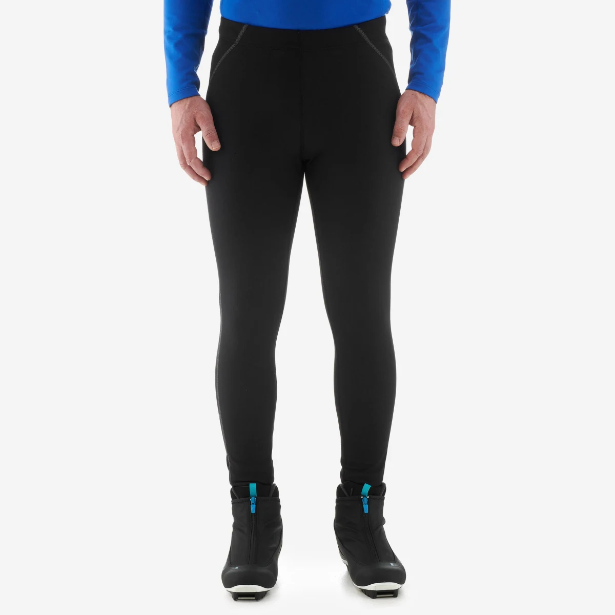 INOVIK Pánske hrejivé legíny XC S Tight 100 na bežecké lyžovanie čierne XL · záber 1
