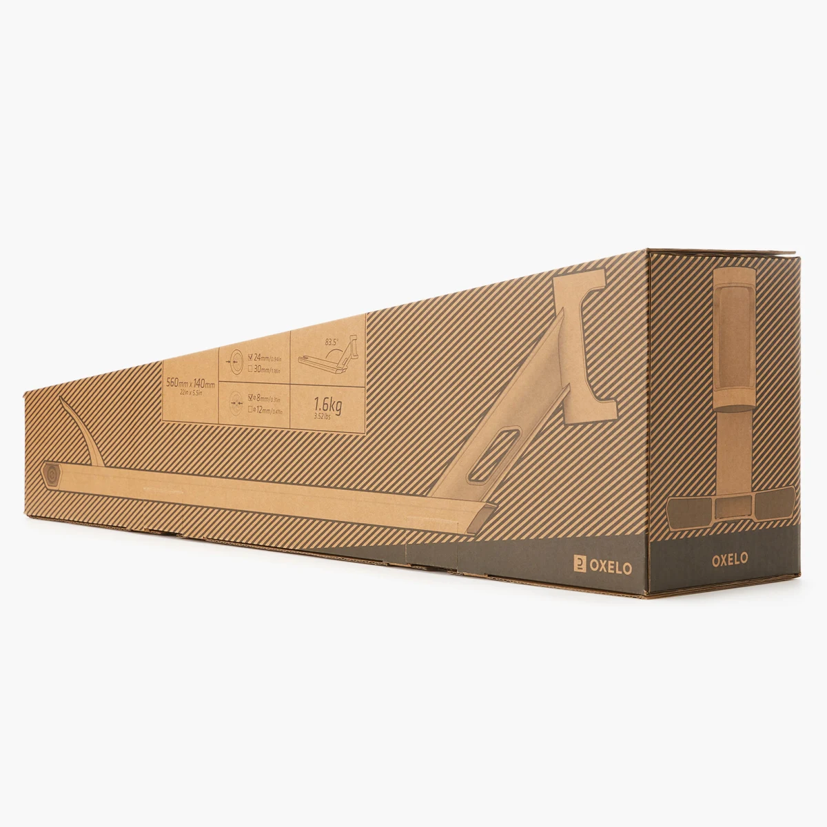 DECATHLON Doska Boxed 560 mm × 140 mm bez · záber 1