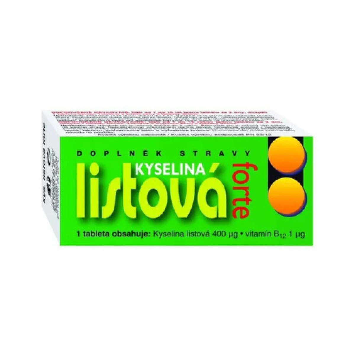NATURVITA Kyselina listová forte 60 tabliet · záber 1