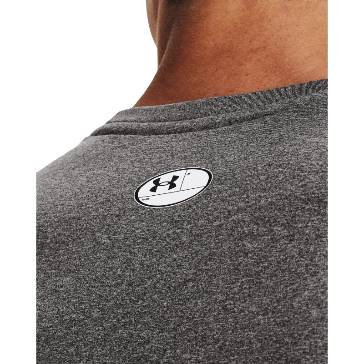 Pánské kompresní tričko s dlouhým rukávem UNDER ARMOUR UA CG Armour Fitted Crew-GRY · záber 3