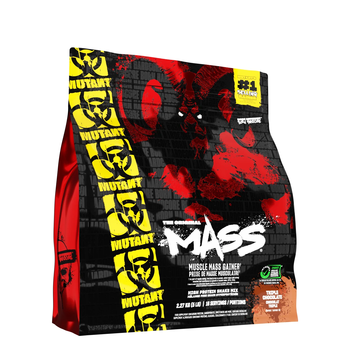 PVL Mutant Mass - Okus: Trostruka čokolada | Težina: 2,27 g | Pakiranje: 2270 g · záber 1