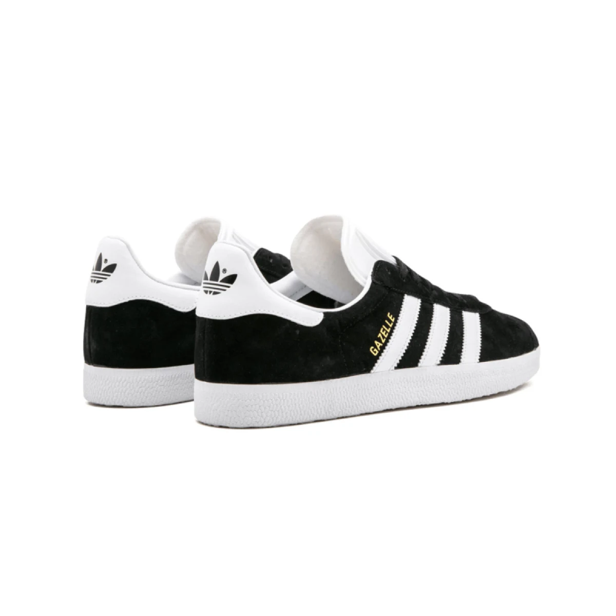 Pánská vycházková obuv ADIDAS ORIGINALS Gazelle M core black white gold met · záber 4