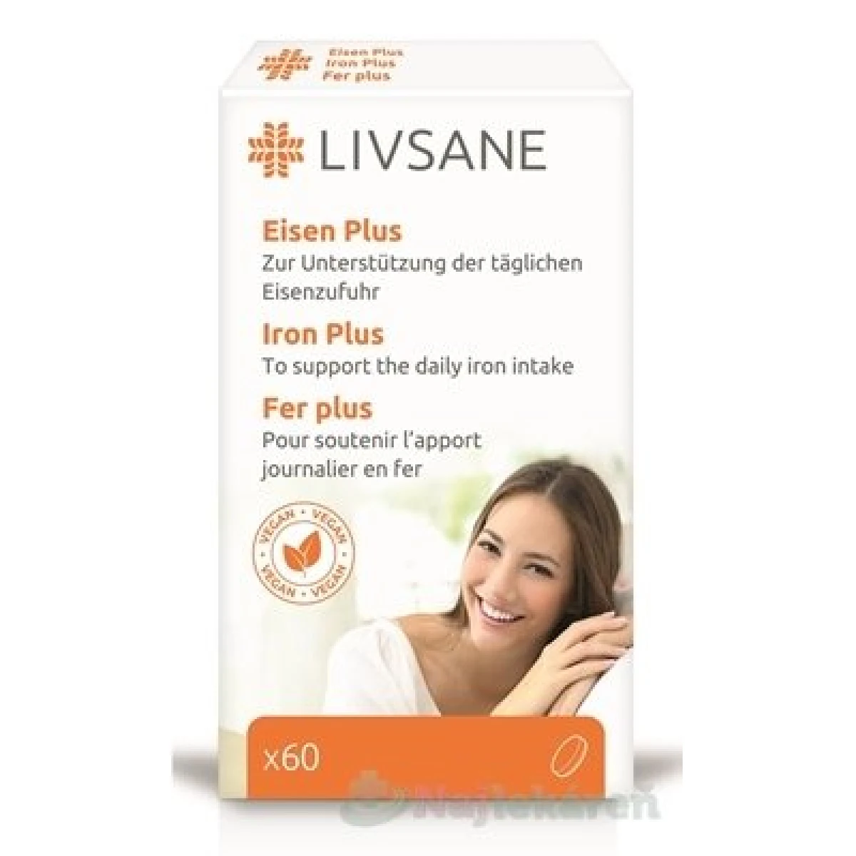 LIVSANE Železo Plus s Vitamínmi 60 tbl · záber 1