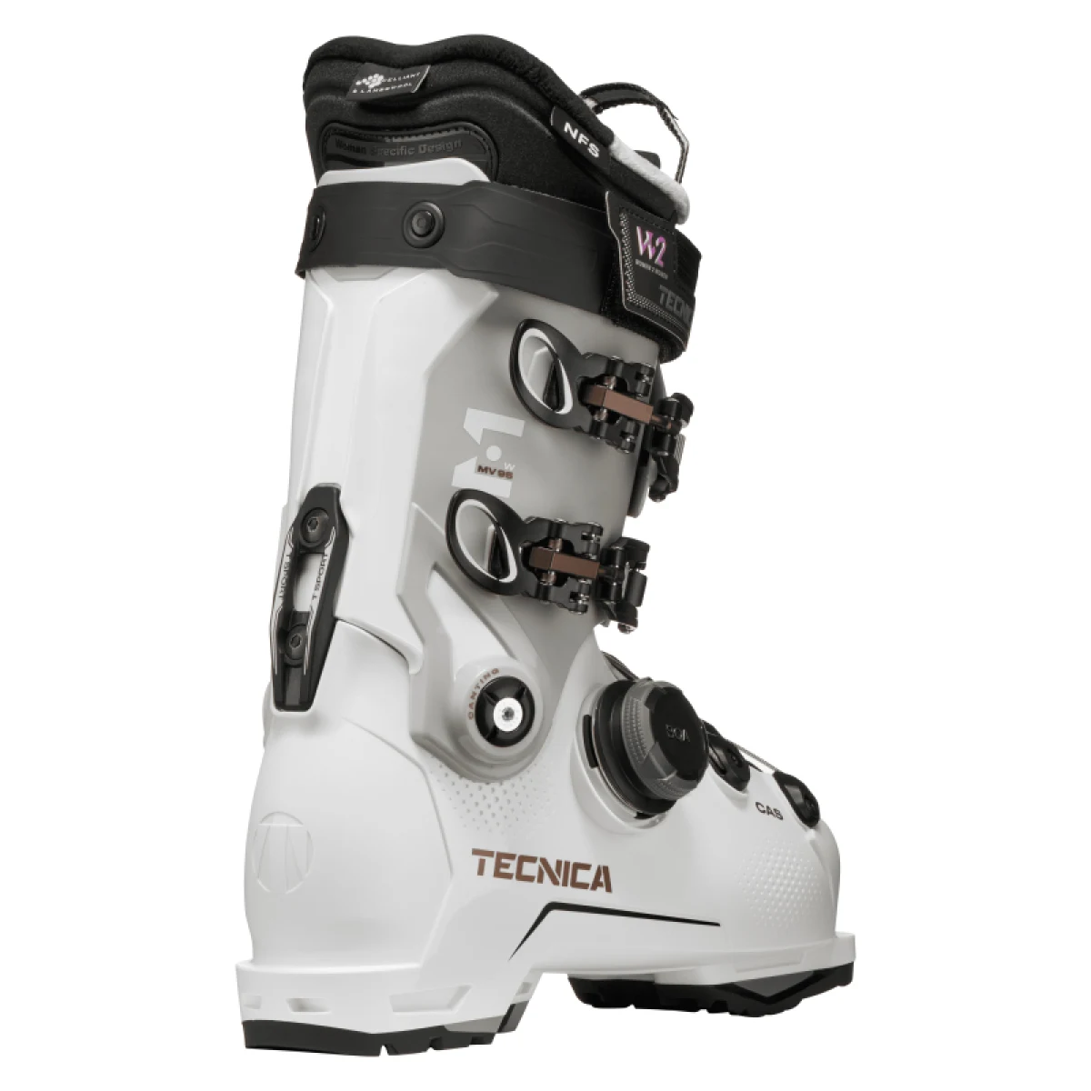 Dámské lyžařské boty na sjezdovku - on piste TECNICA Mach BOA MV 95 W GW, cold white · záber 5
