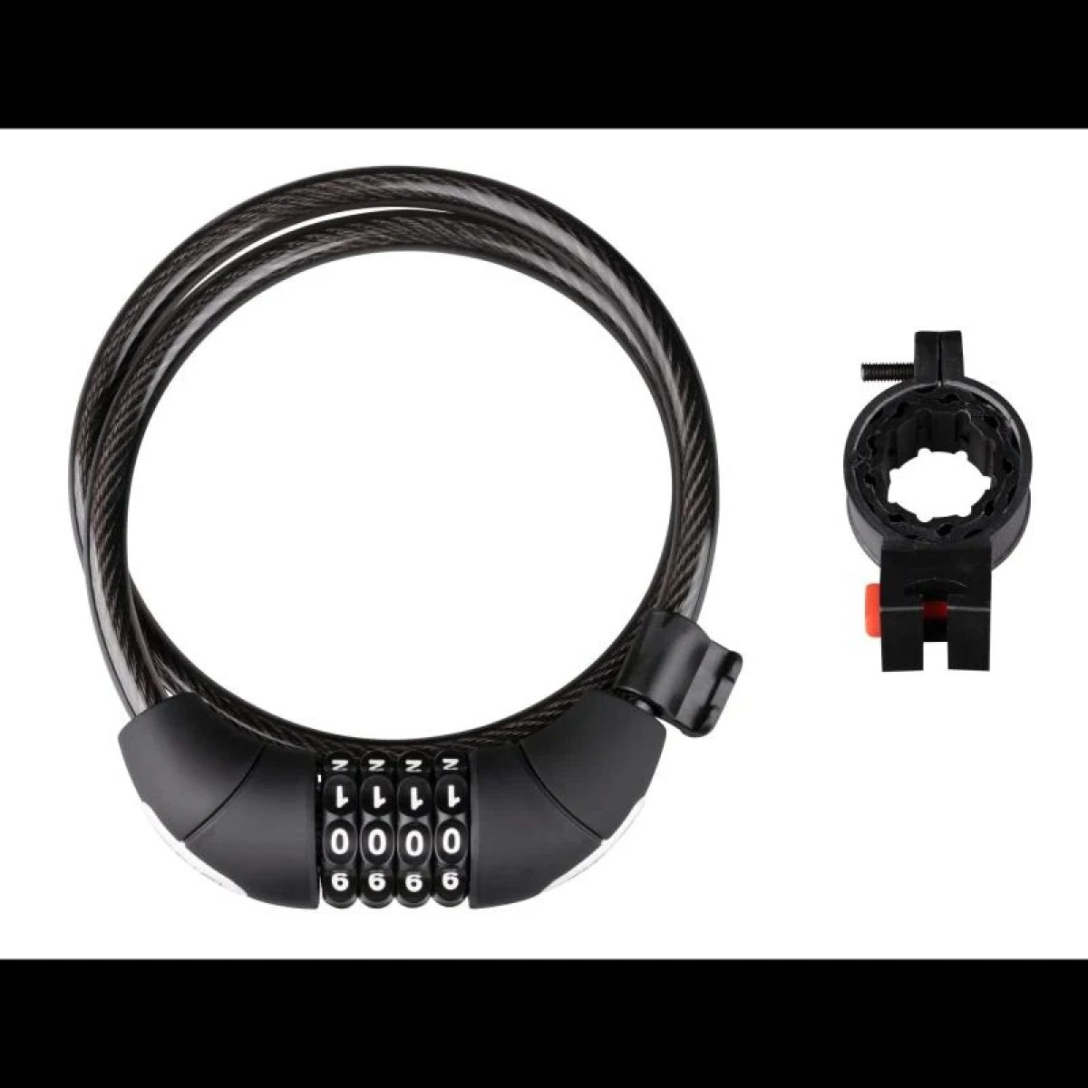 Force LUX spirálový kódový 85cm/10mm+držák zámek · záber 1