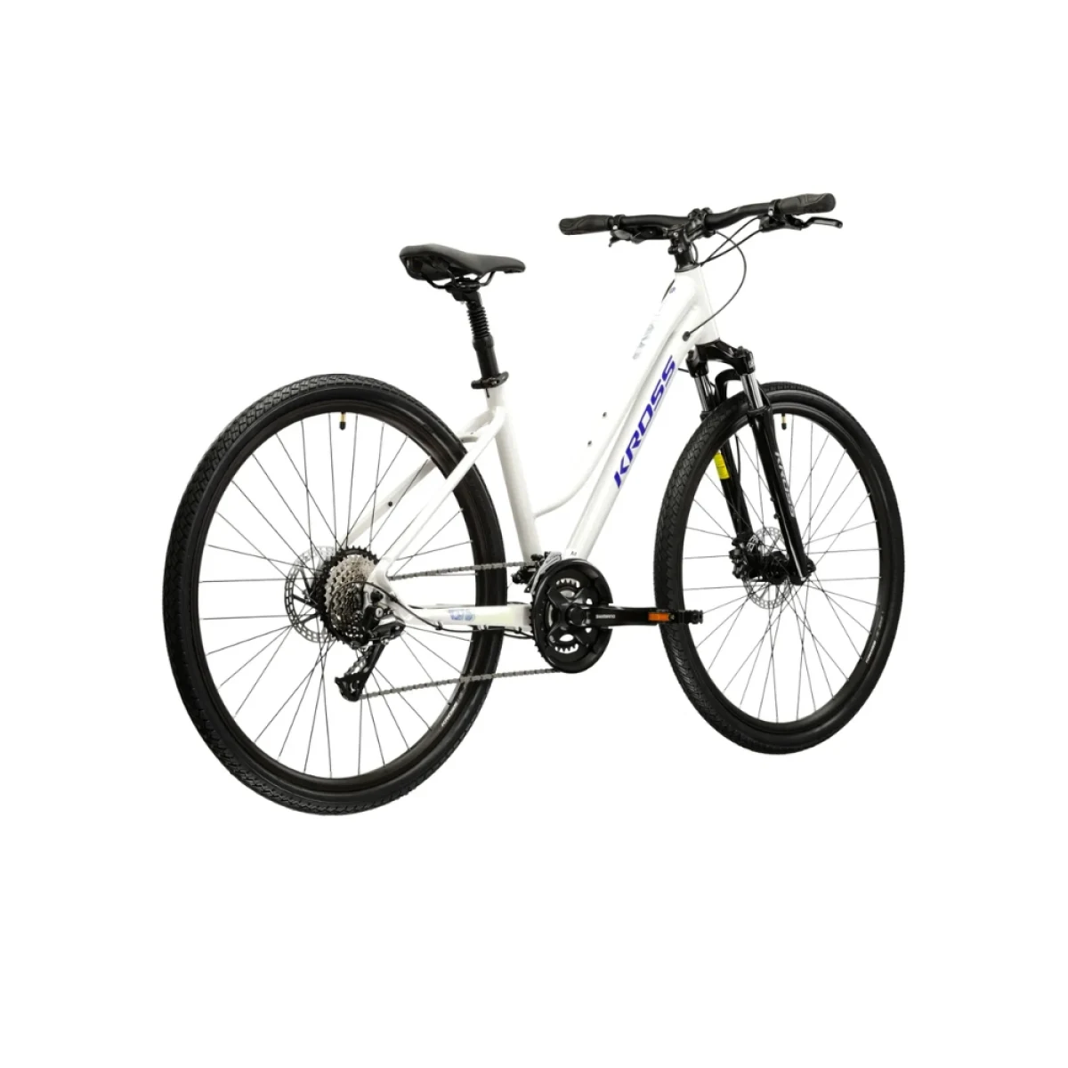 Kross Evado 4.0 28" - model 2025 šedá / námornícka modrá / lesk - L (19", 168-180 cm) · záber 3