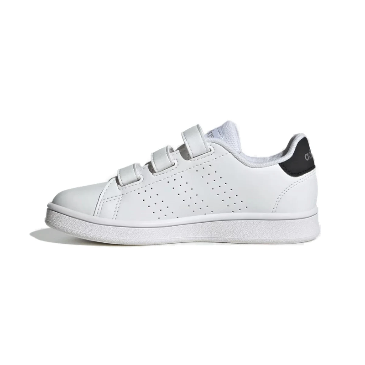 Gyerek szabadidőcipő ADIDAS Advantage Court K cloud white core black silver metallic · záber 2
