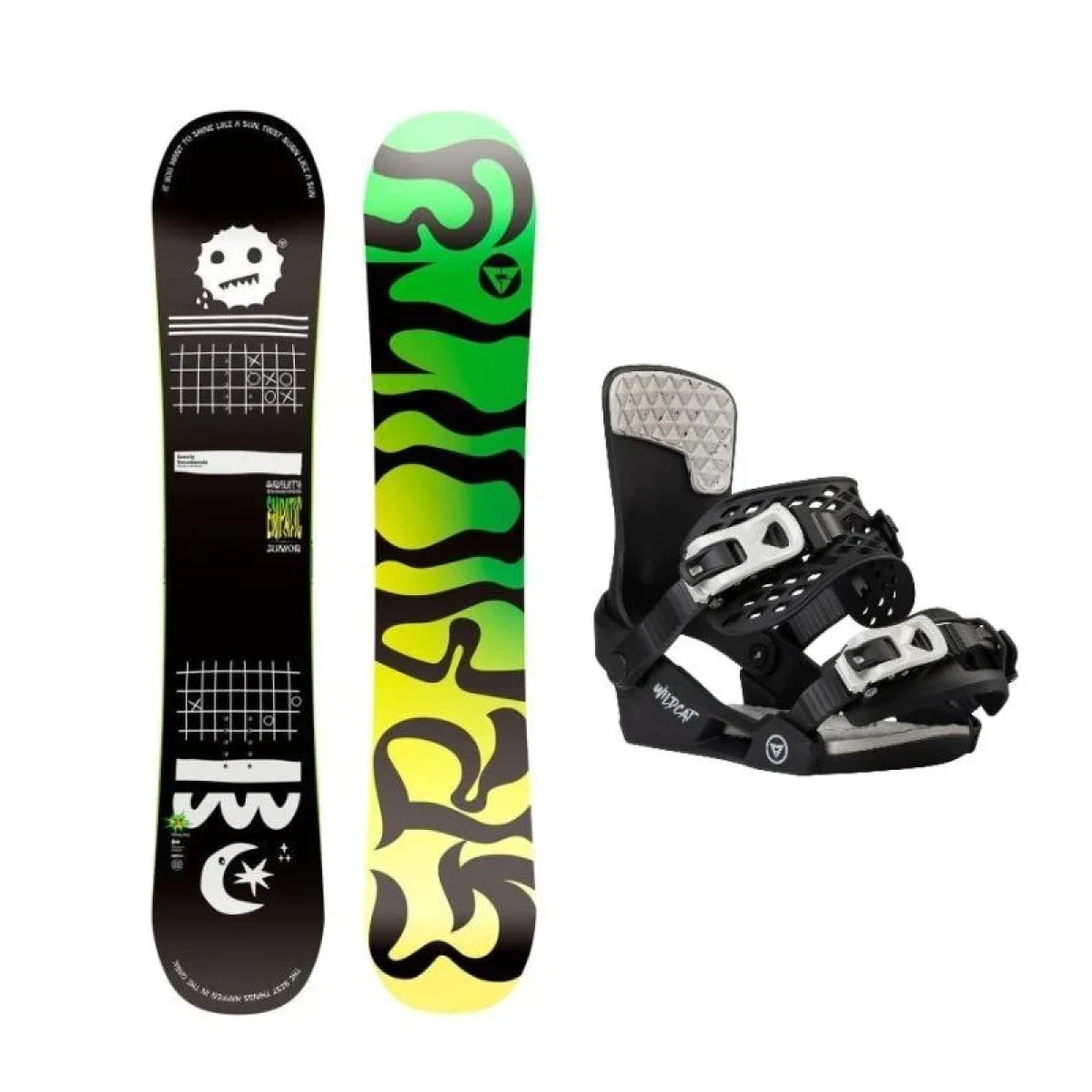 Gravity Empatic Jr 24/25 juniorský snowboard + Gravity Wildcat black vázání · záber 1