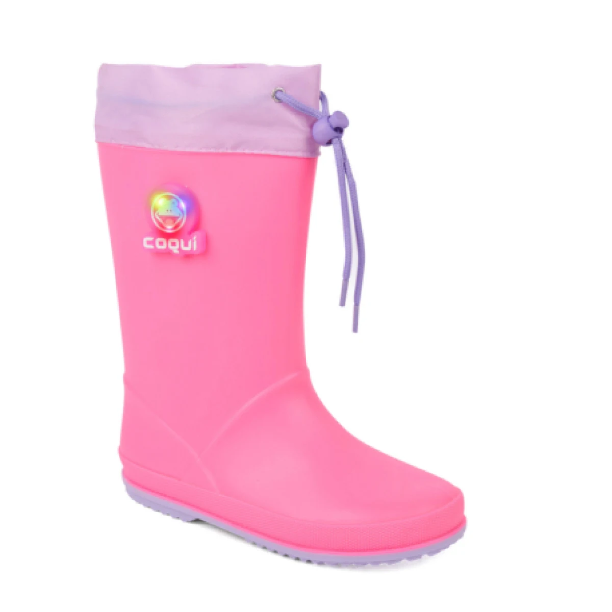 Dívčí gumáky COQUI Rainy Collar light fuchsia light lila flash · záber 1