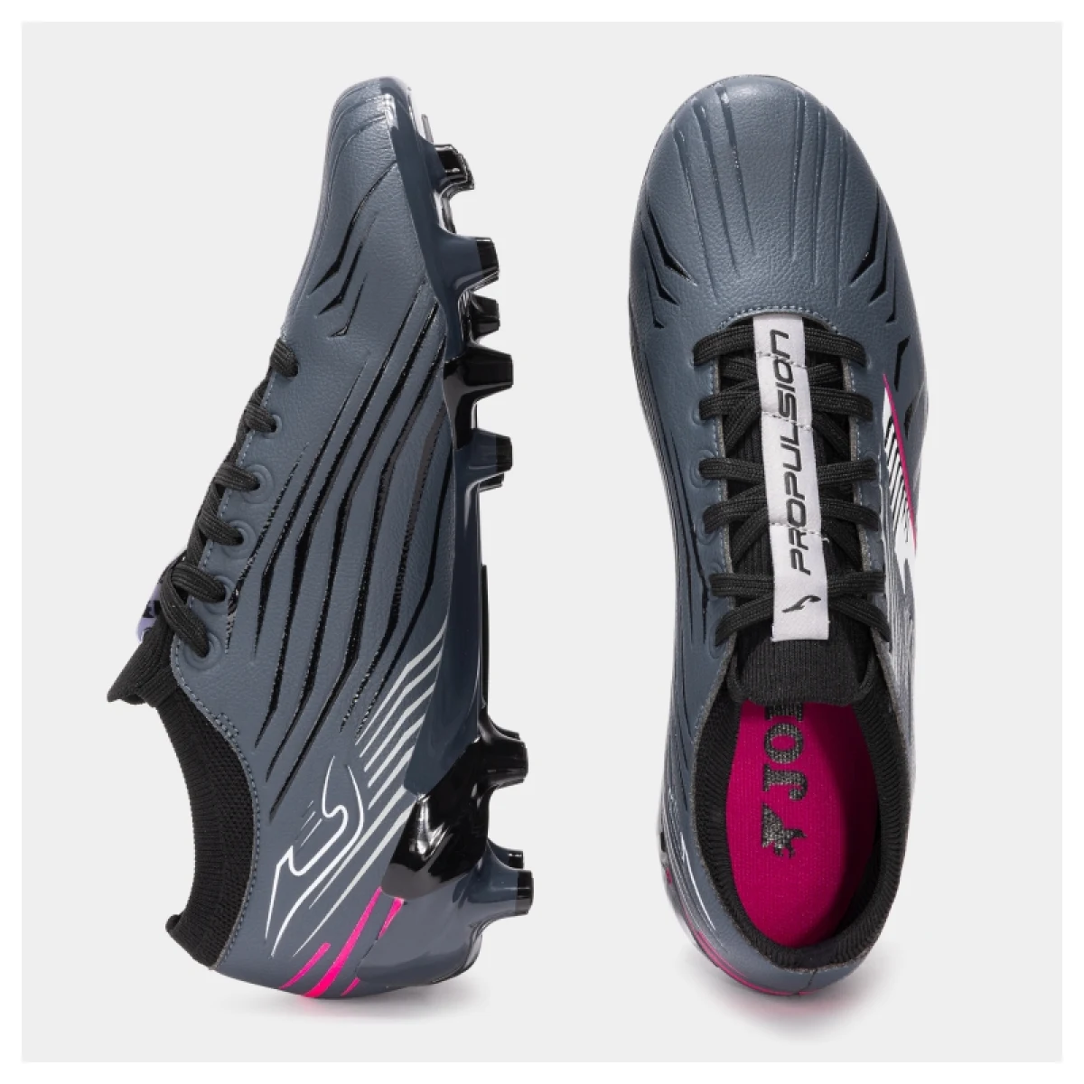 Pánské outdoorové fotbalové kopačky JOMA Propulsion 2522 M FG gray · záber 4