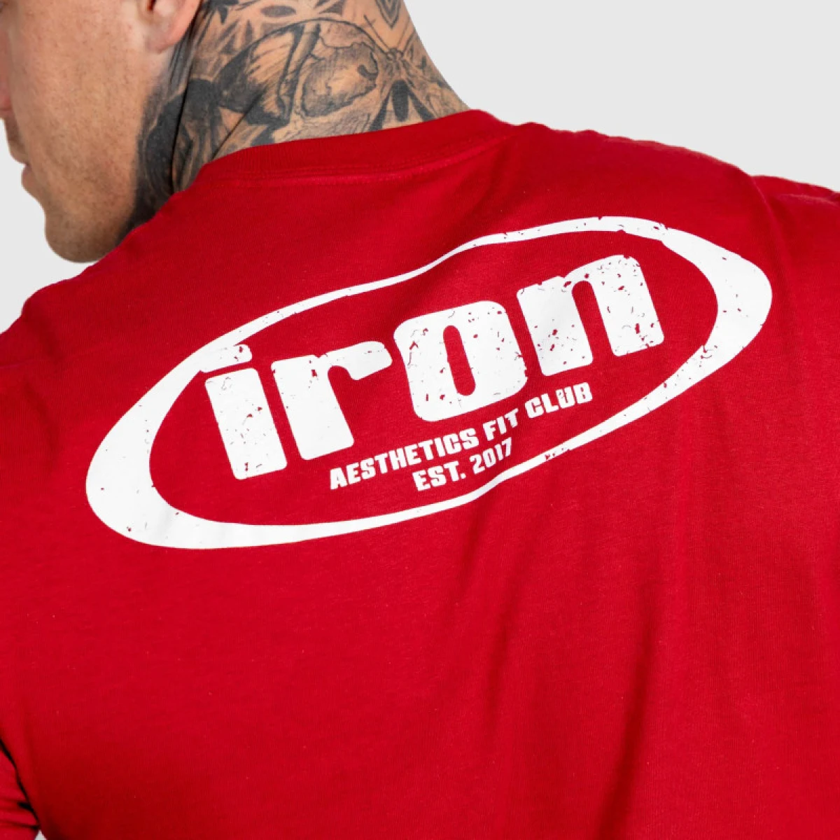 Pánske tričko Iron Aesthetics Loop, červené · záber 5