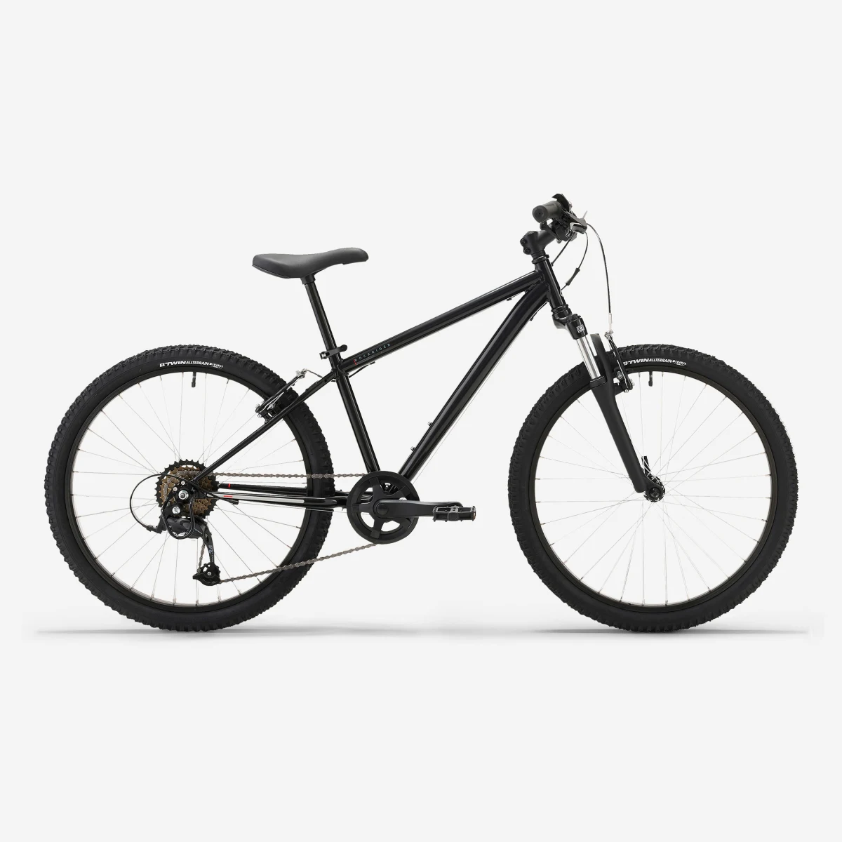 ROCKRIDER Detský horský bicykel EXPL 500 24" čierny 24" · záber 1