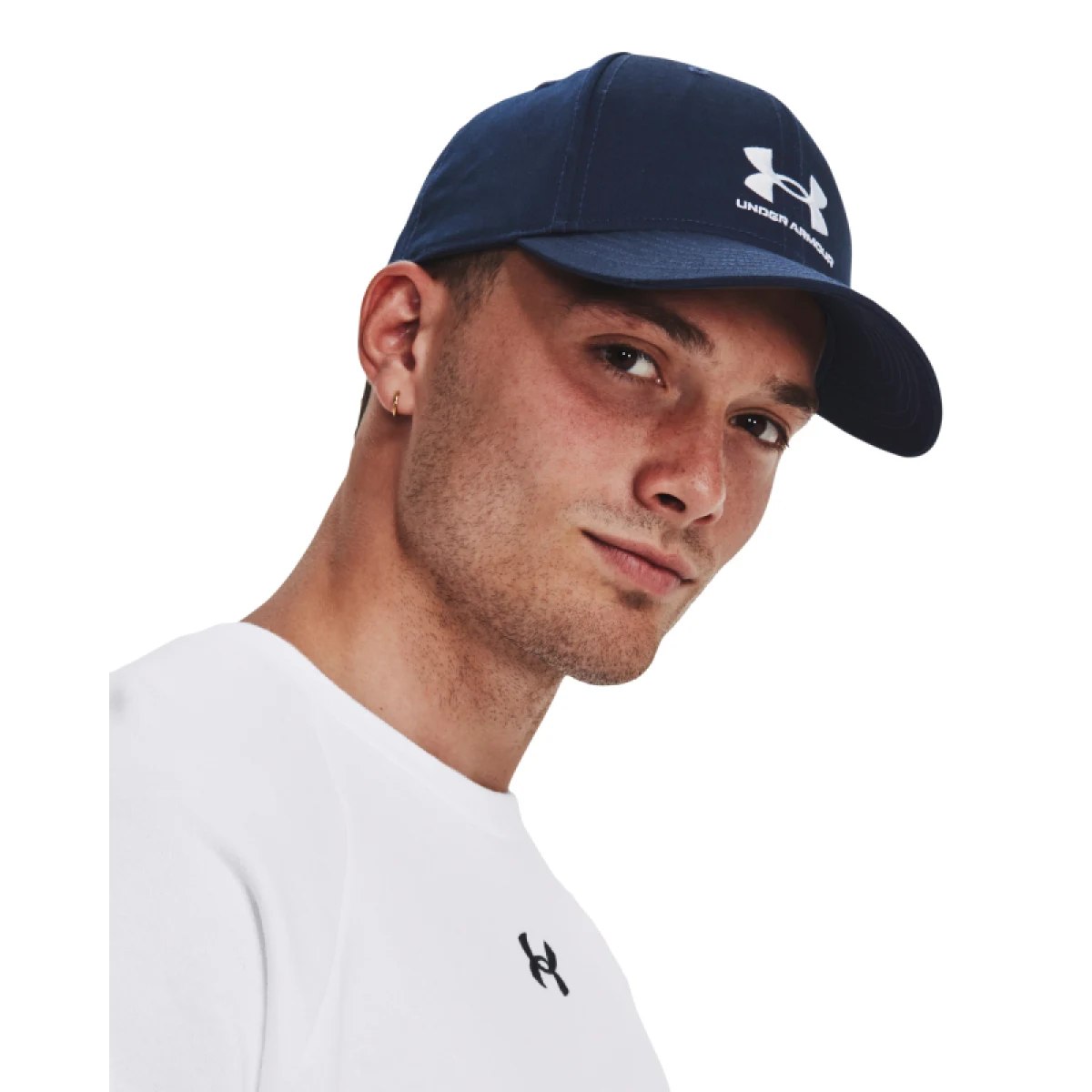Pánská kšiltovka UNDER ARMOUR Mens Branded Lockup Adj-NVY · záber 3