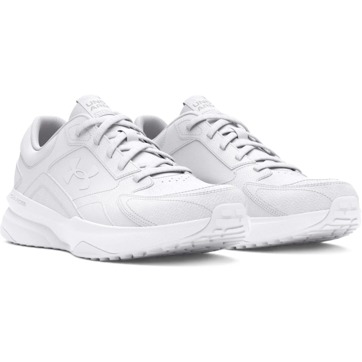 Dámská vycházková obuv UNDER ARMOUR UA Edge LTHR W white white white · záber 3