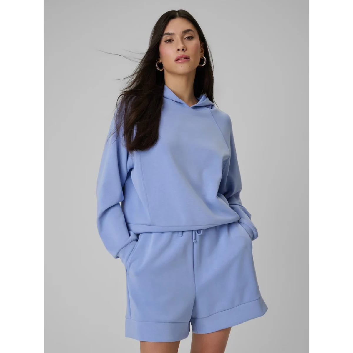 Dámska mikina s kapucňou 4F SWEATSHIRT F2183-32S-DENIM · záber 2