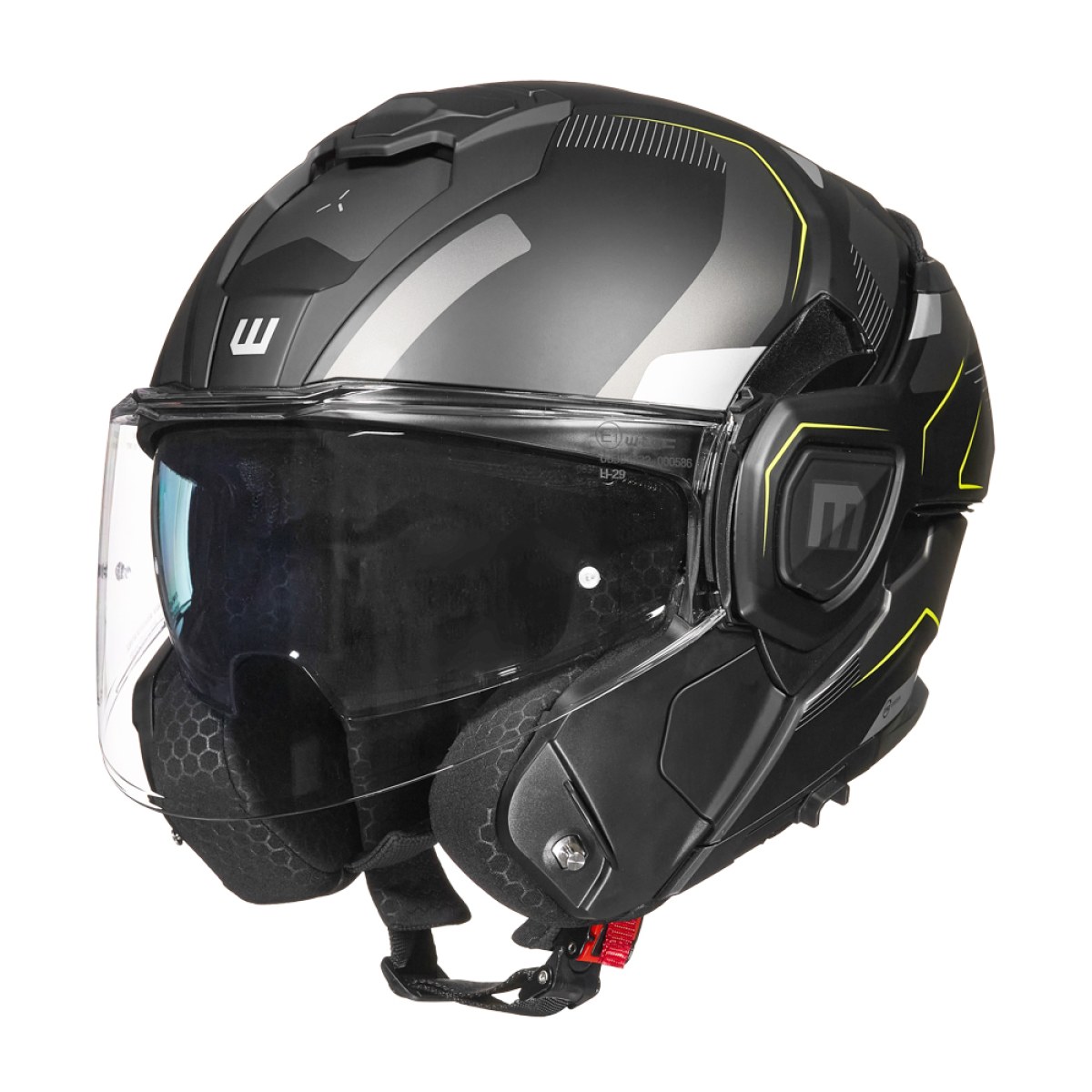 W-TEC Zoroz Matt Black-Fluo Pink - XS (53-54) · záber 5