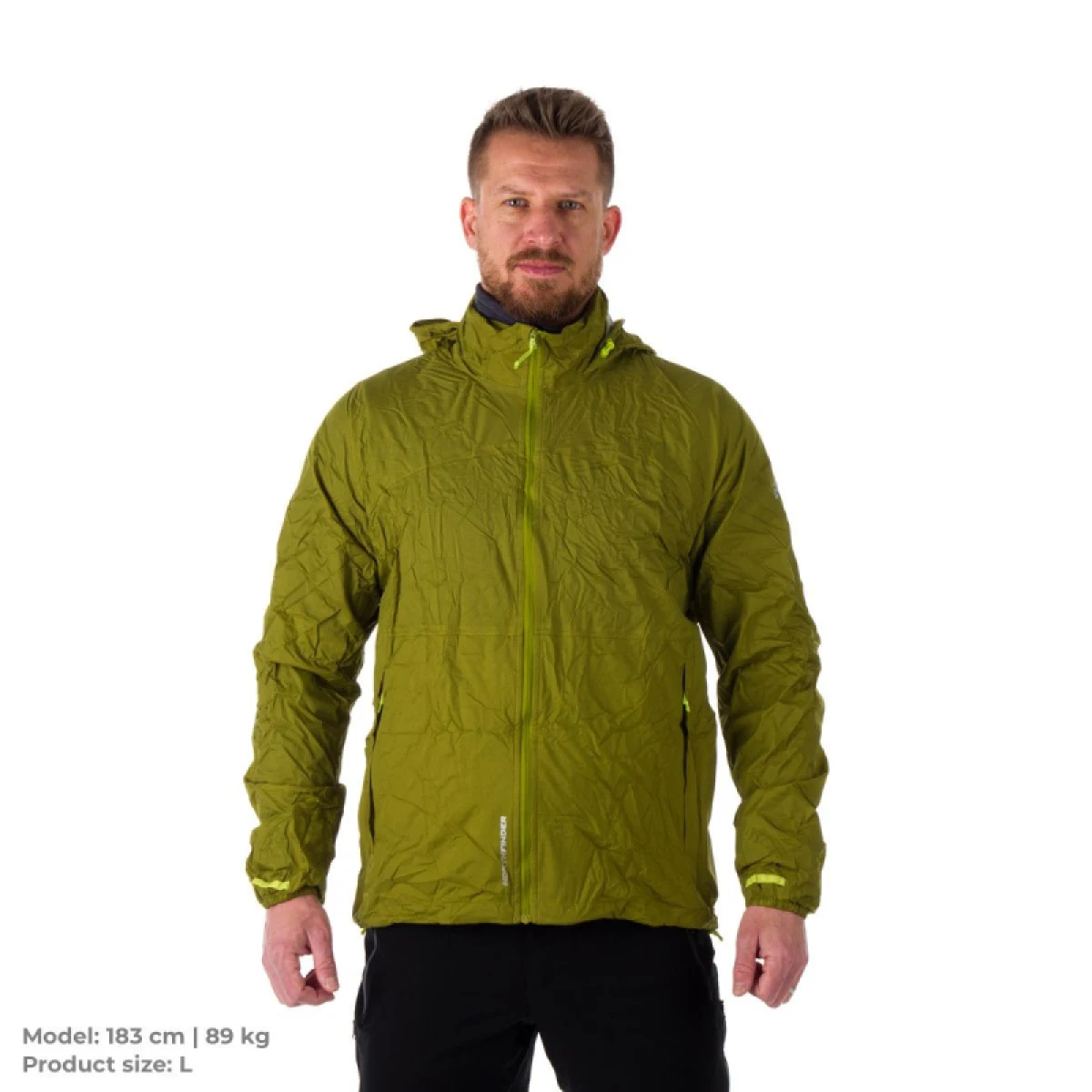 Pánská tréninková bunda s kapucí NORTHFINDER NORTHKIT-BU-32682SII-macawgreen · záber 3