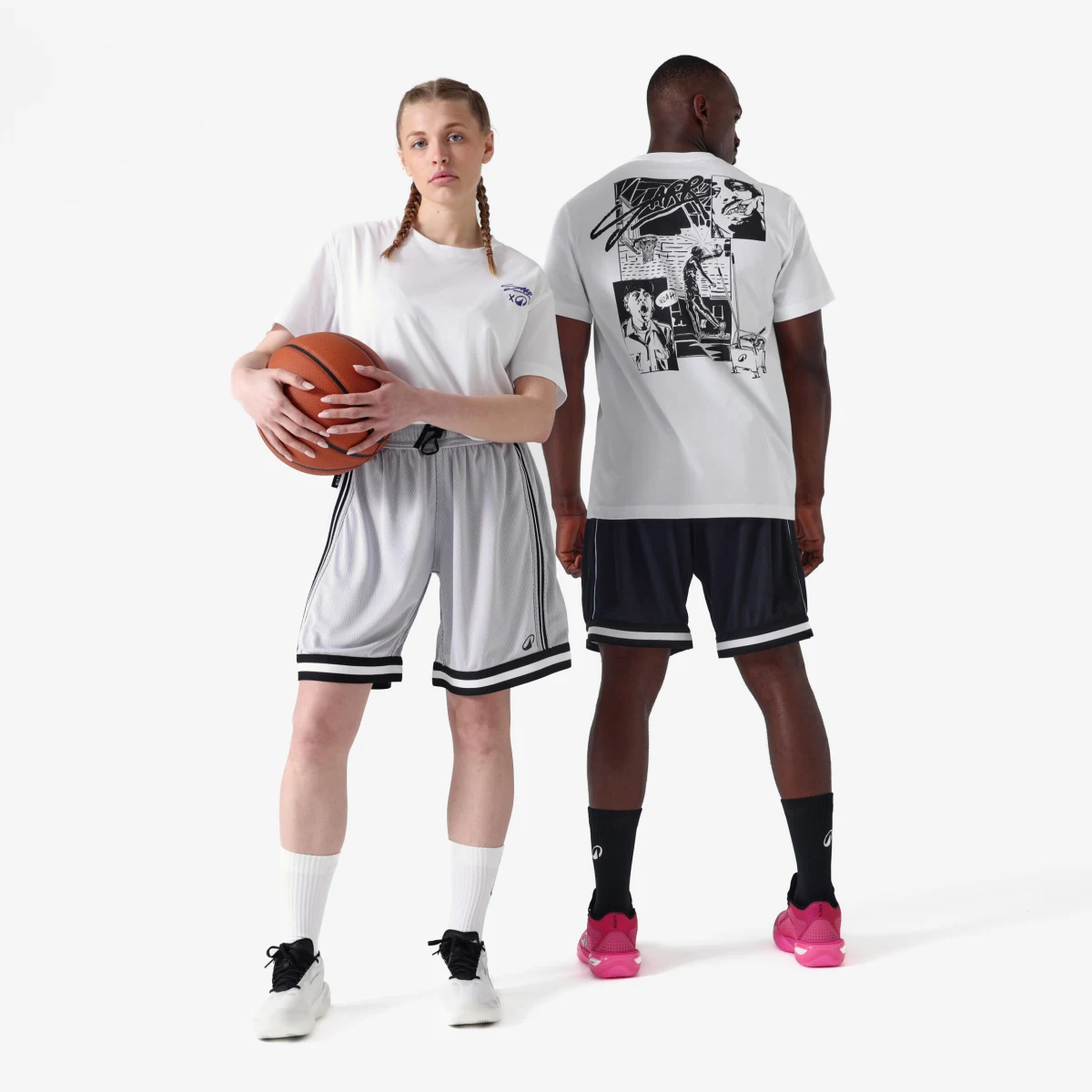 KIPSTA Unisex basketbalové tričko SARR biele XS · záber 2
