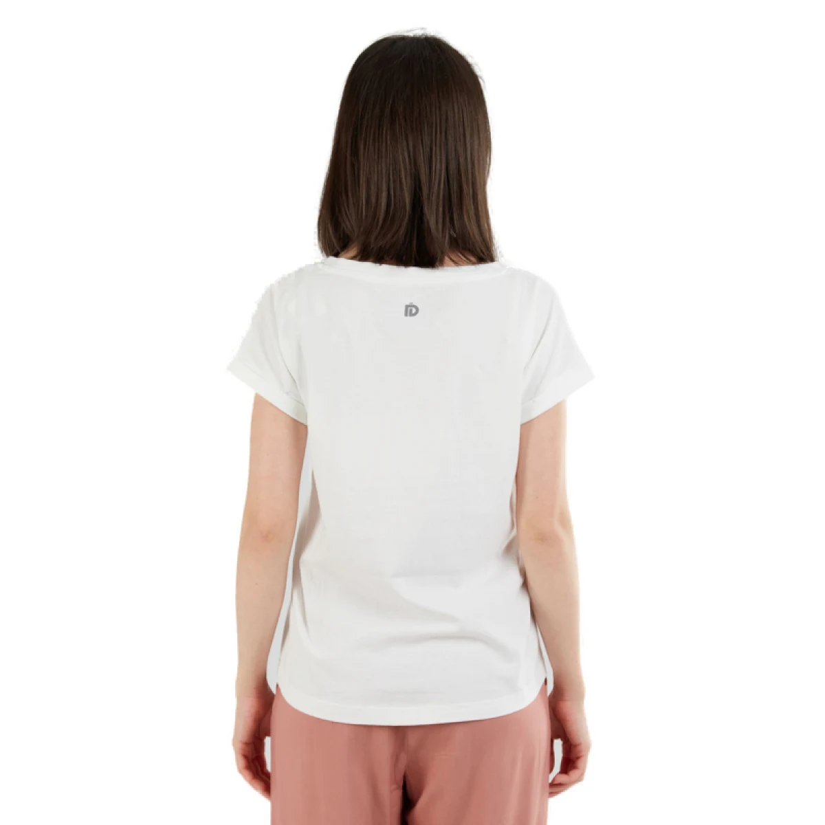 Dámské turistické tričko s krátkým rukávem FUNDANGO Atmos T-shirt-170-stone · záber 2
