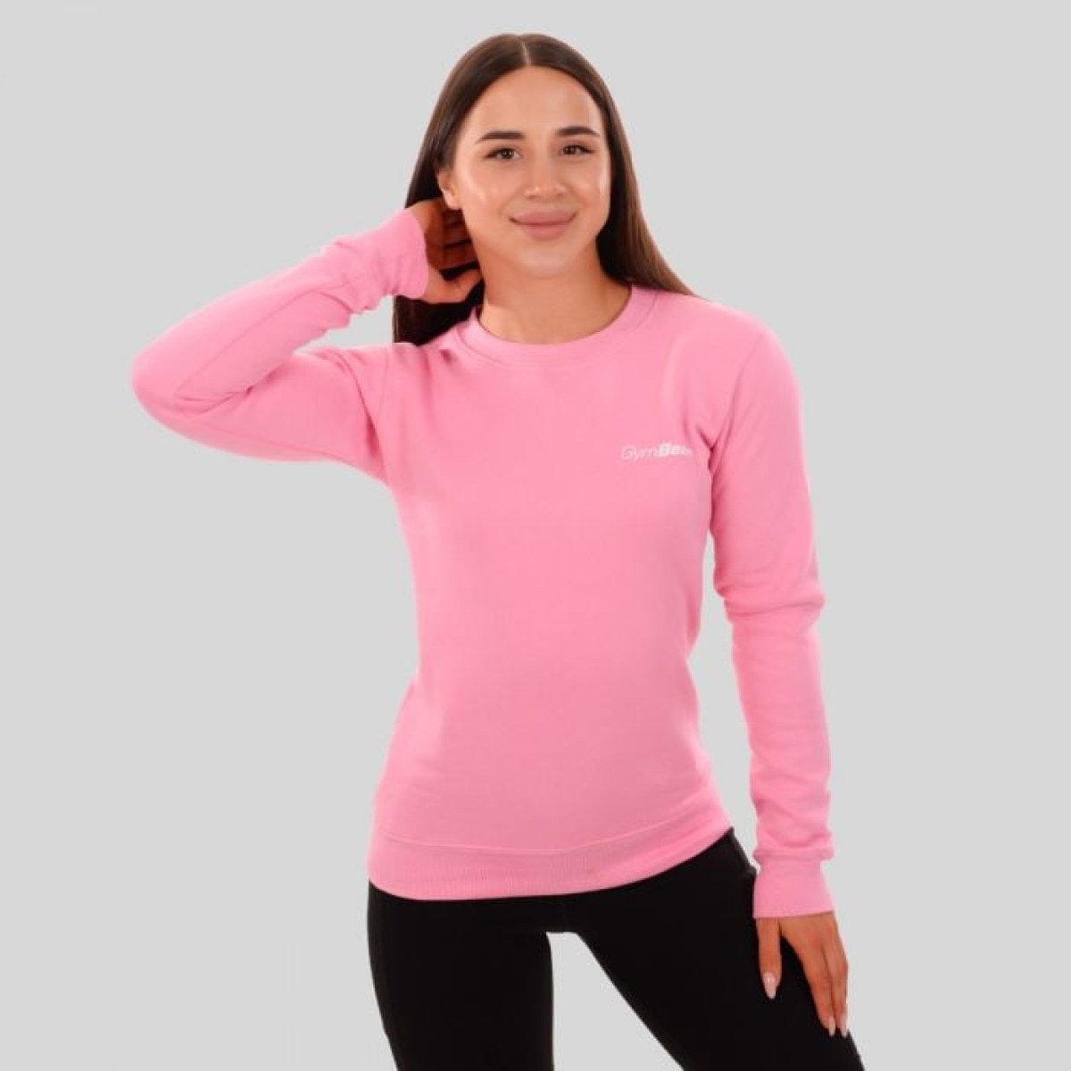 GymBeam Dámska mikina Basic Jumper Baby Pink XSXS · záber 1