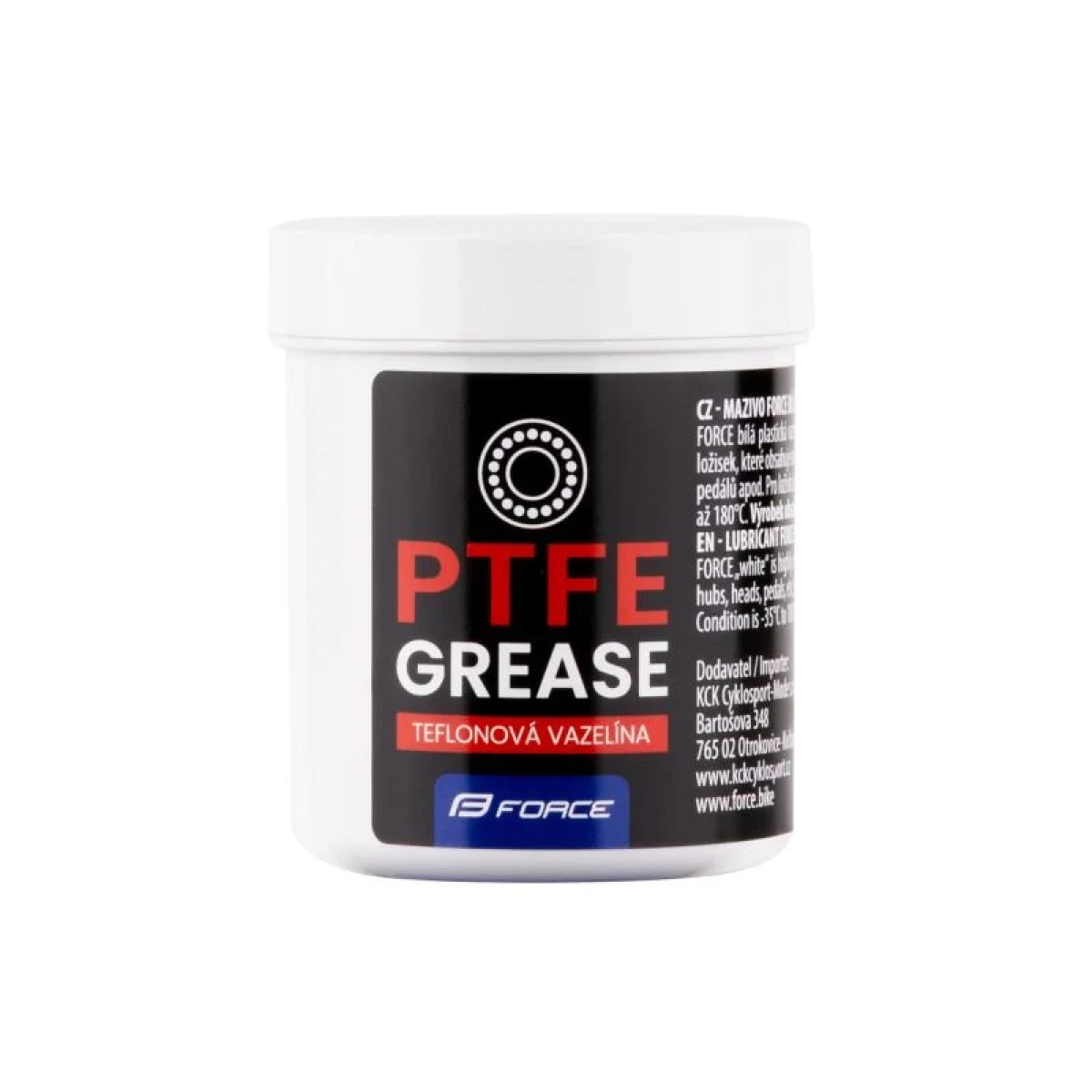 Force Mazivo bílá plast. vazelína s PTFE,dóza 100g · záber 1