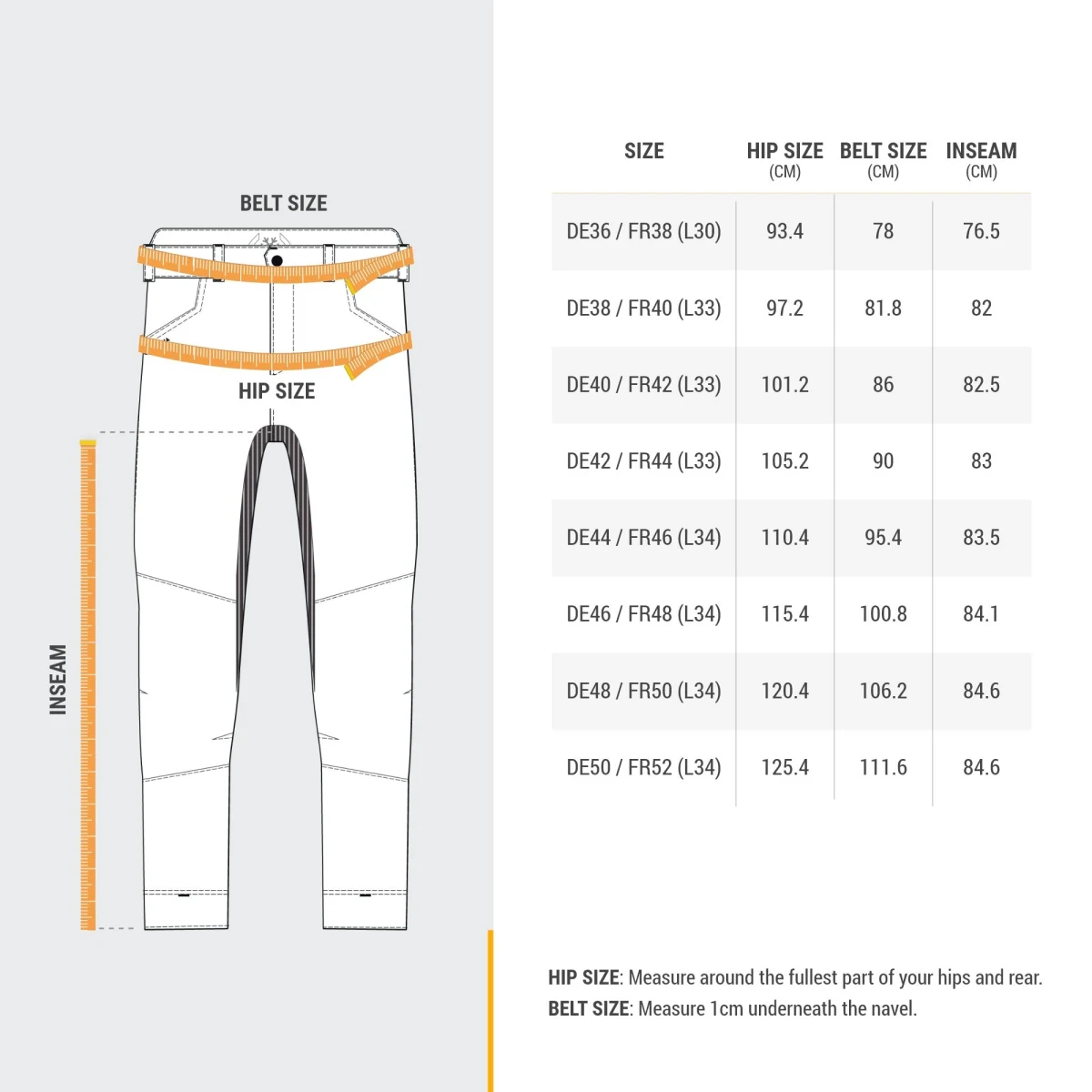QUECHUA Pánske teplé a vodoodpudivé turistické nohavice SH500 L (L33) · záber 2