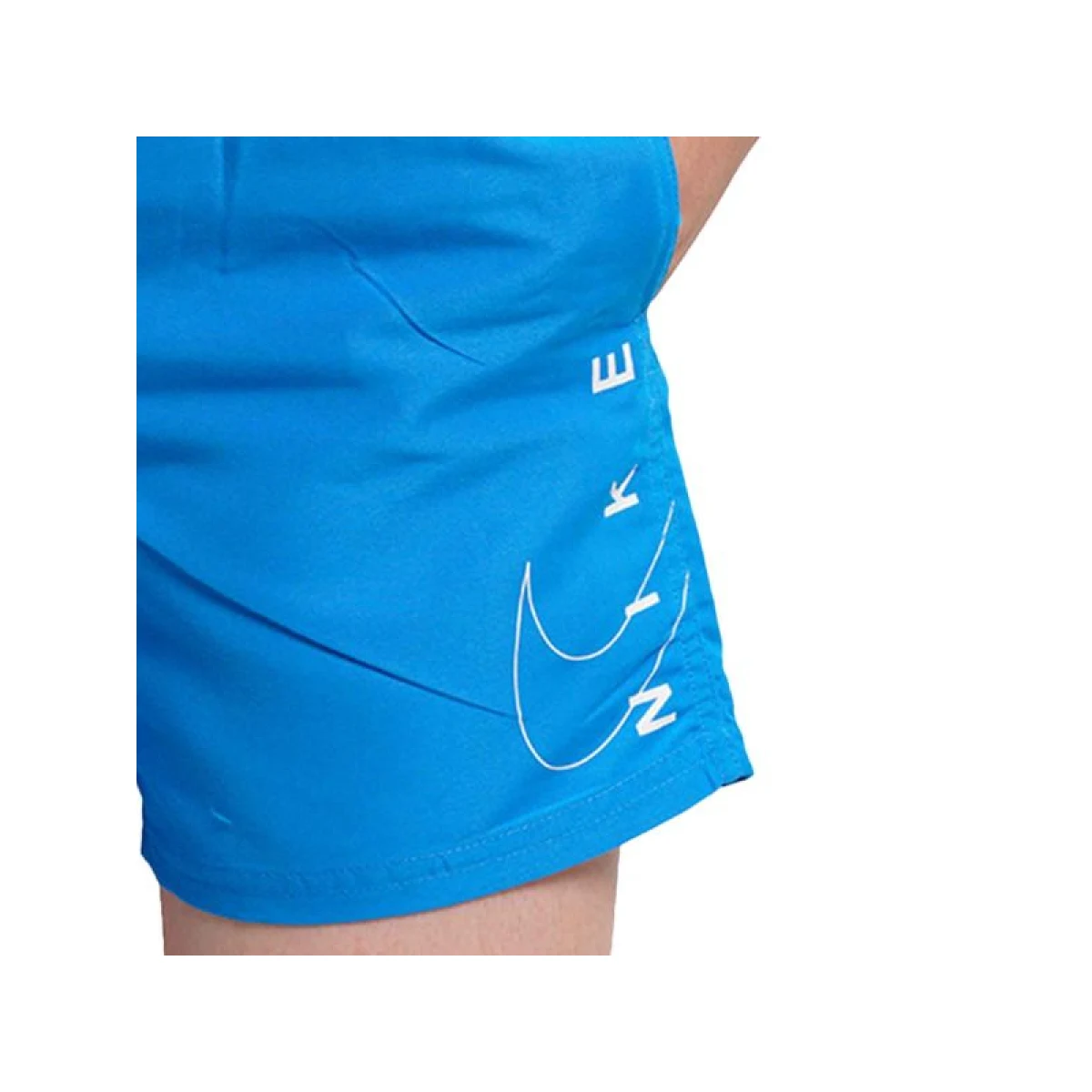Chlapecké plavky NIKE SWIM Split Logo Lap 4 inch -486-Aquarius blue · záber 3
