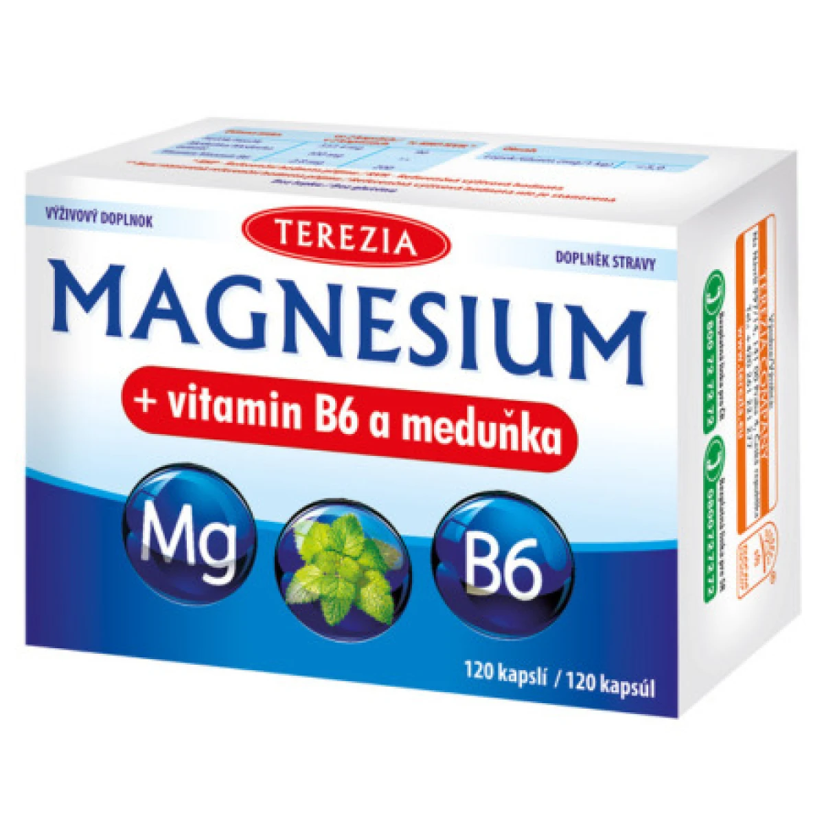 TEREZIA Magnézium + vitamin B6 a medovka 120 ks · záber 1