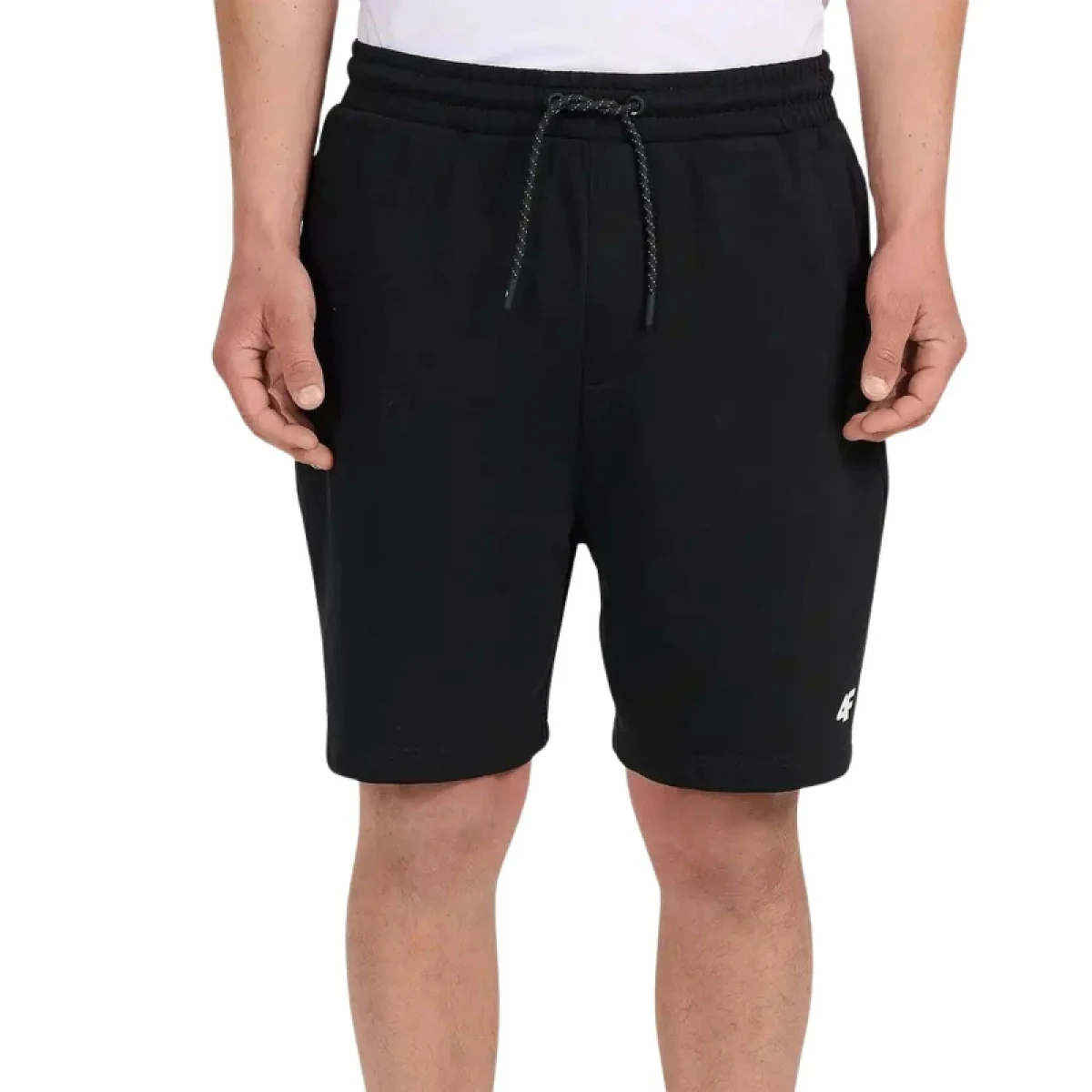 Pánské teplákové kraťasy 4F SHORTS CAS M0836-20S-DEEP BLACK · záber 2