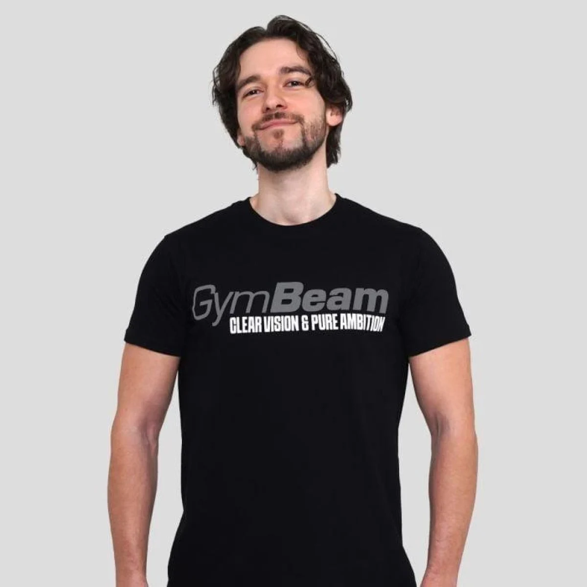 GymBeam Pure Ambition T-shirt Black - Velikost: M | Barva: čierna | Hmotnost: 0,2 kg · záber 9
