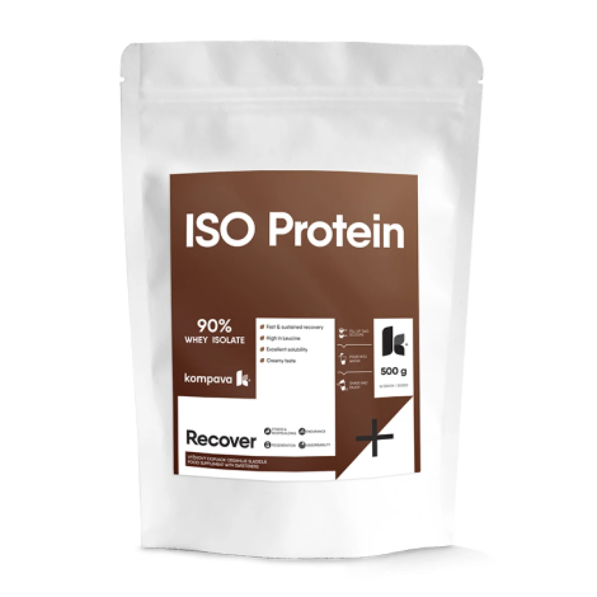 Kompava ISO Protein 500 g/16 dávok, slaný karamel · záber 1