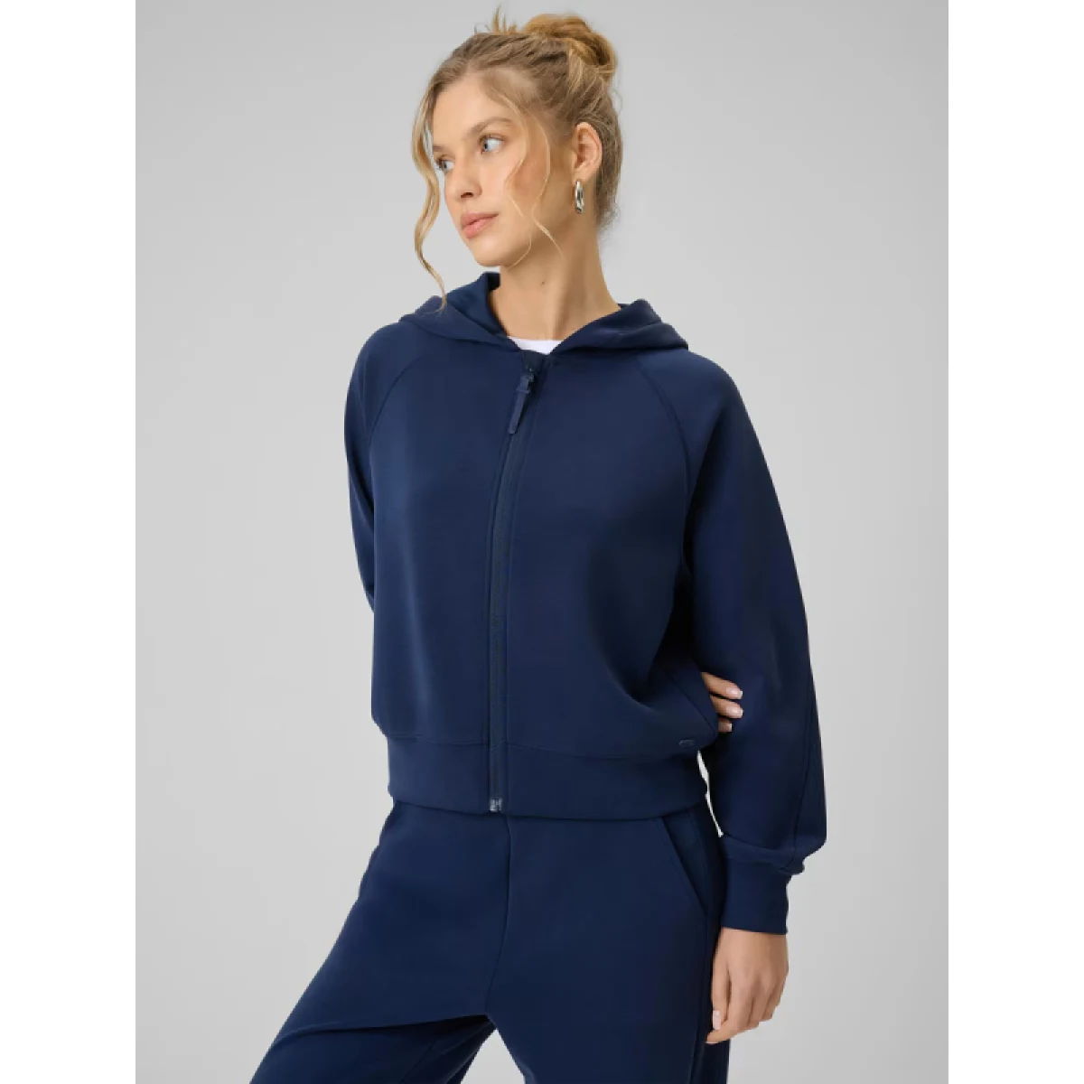 Dámska mikina so zipsom 4F SWEATSHIRT F2178-31S-NAVY · záber 3