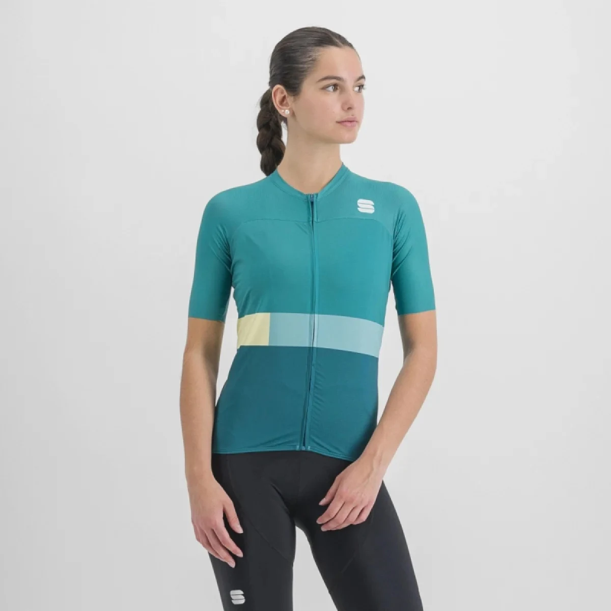 Dámský cyklistický dres s krátkým rukávem SPORTFUL Snap w jrs, shade spruce light green · záber 3