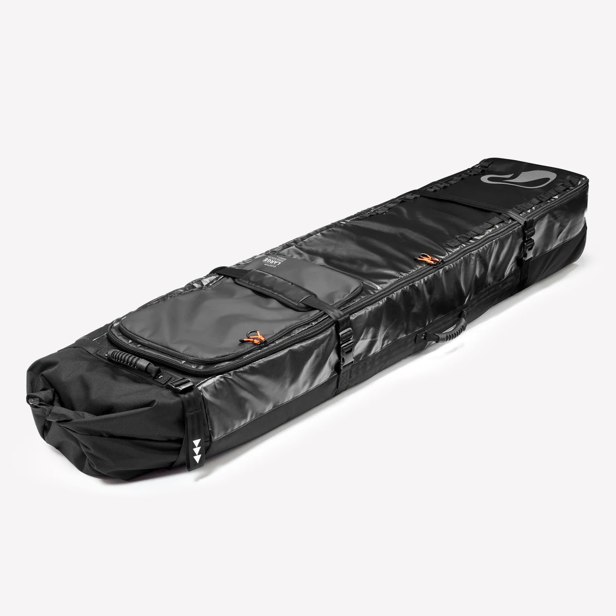 WEDZE Prepravný obal s kolieskami na 4 páry lyží alebo snowboardov 900 čierny L · záber 1