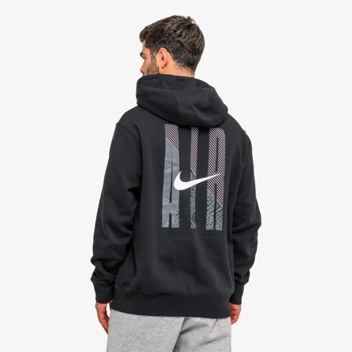 Pánska mikina s kapucňou NIKE M NK AIR PO HOODIE BLACK · záber 4
