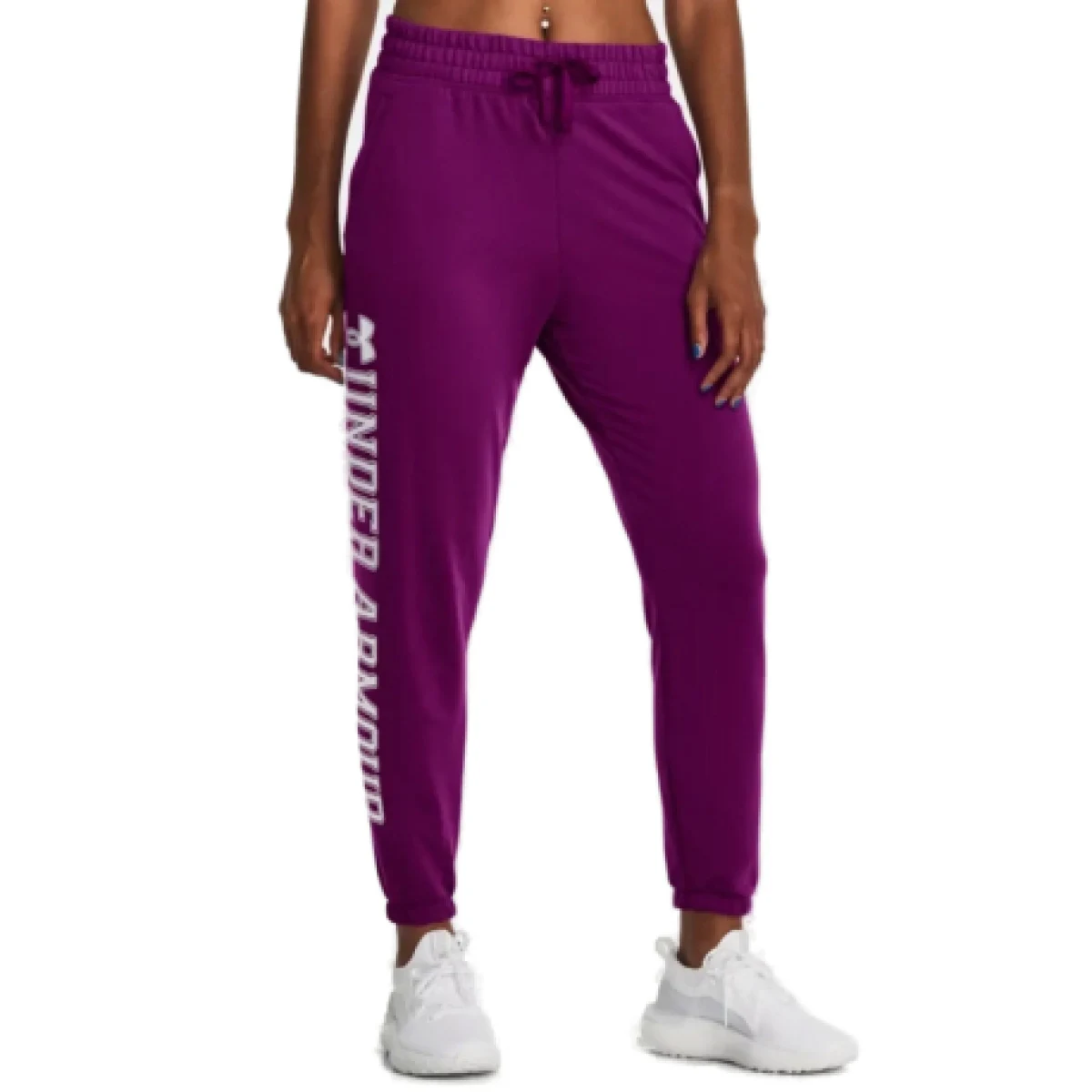 Dámské tepláky UNDER ARMOUR UA Rival Terry Graphic Jogr-PPL · záber 1