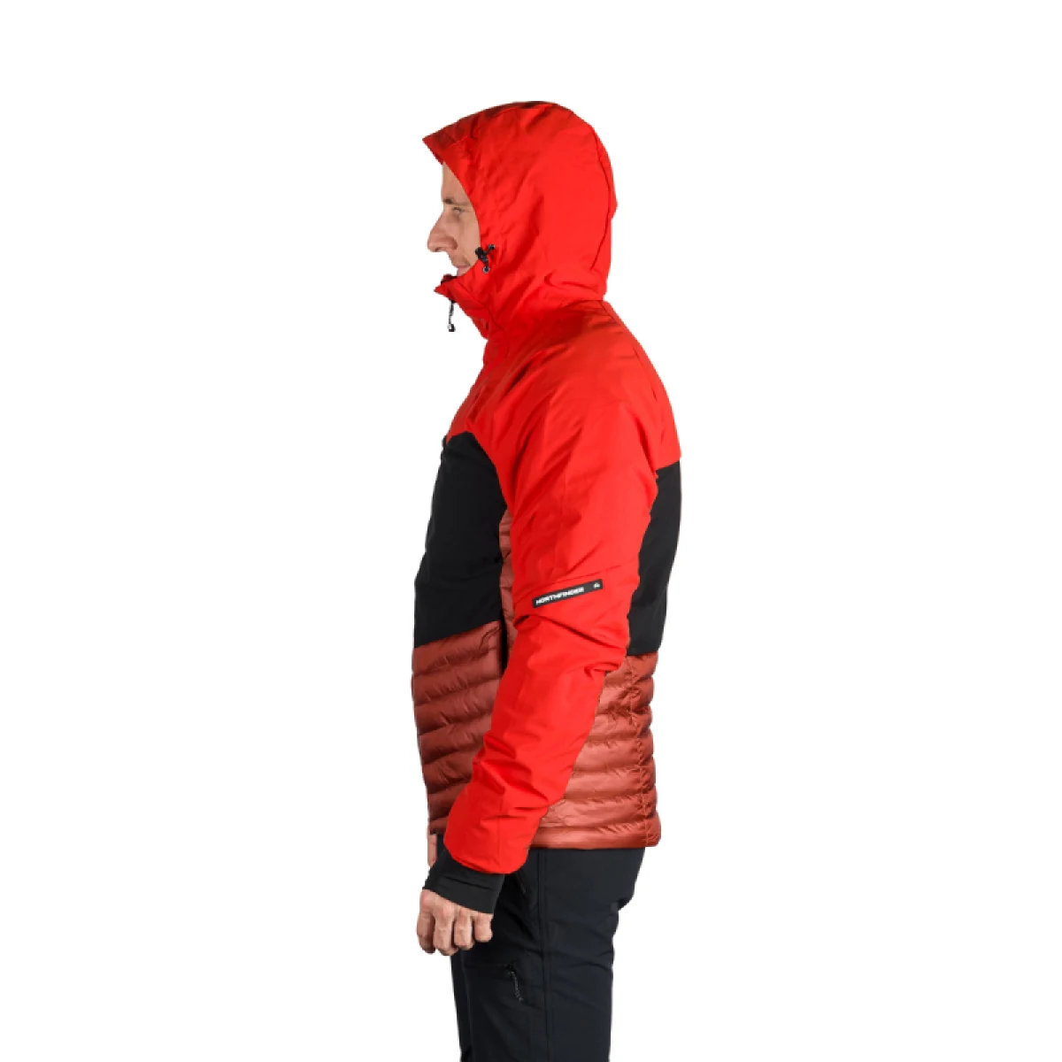 Pánská turistická bunda NORTHFINDER EMERYK-361redblack · záber 4