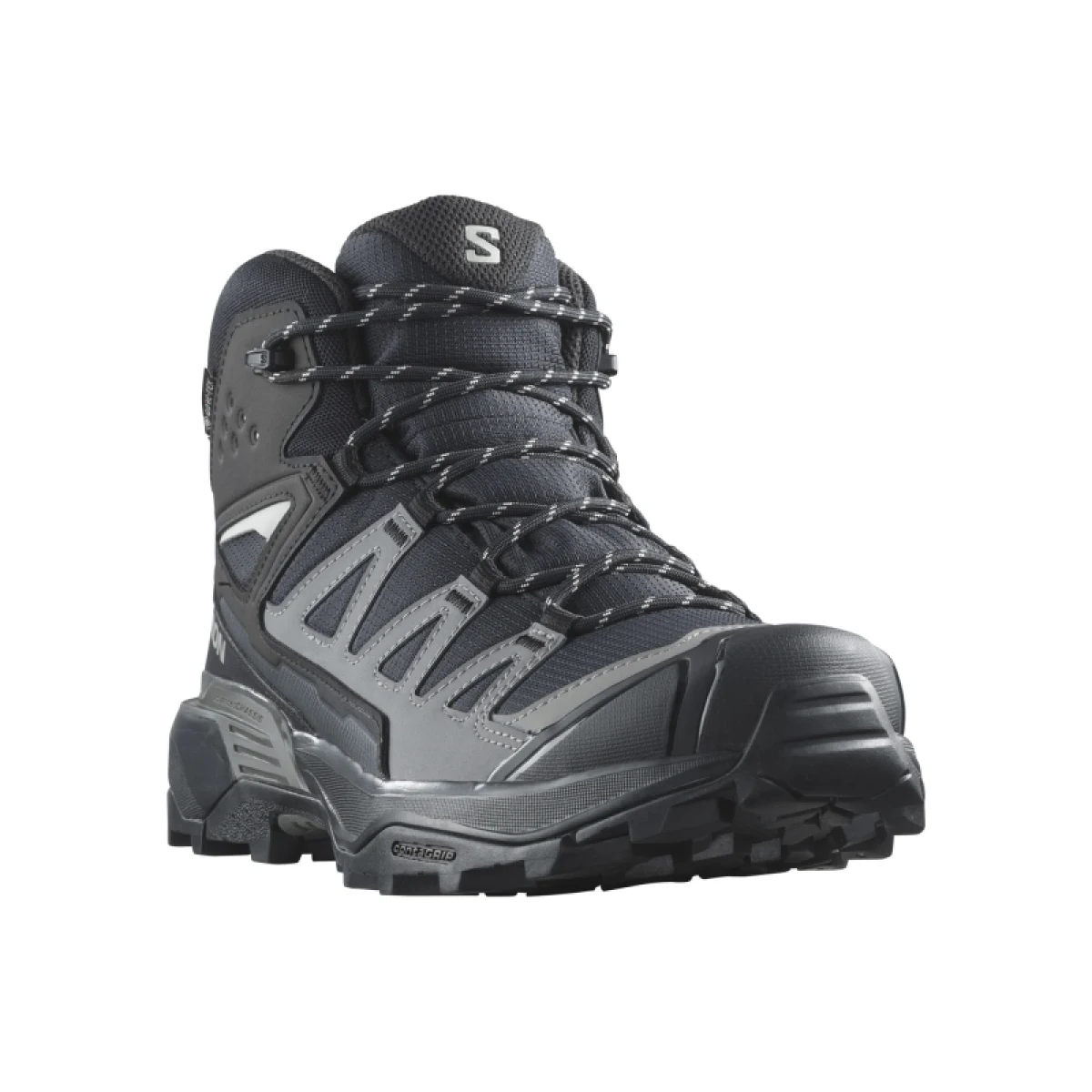 Pánska členková turistická obuv SALOMON X Ultra 360 Mid GTX M black magnet pewter · záber 3
