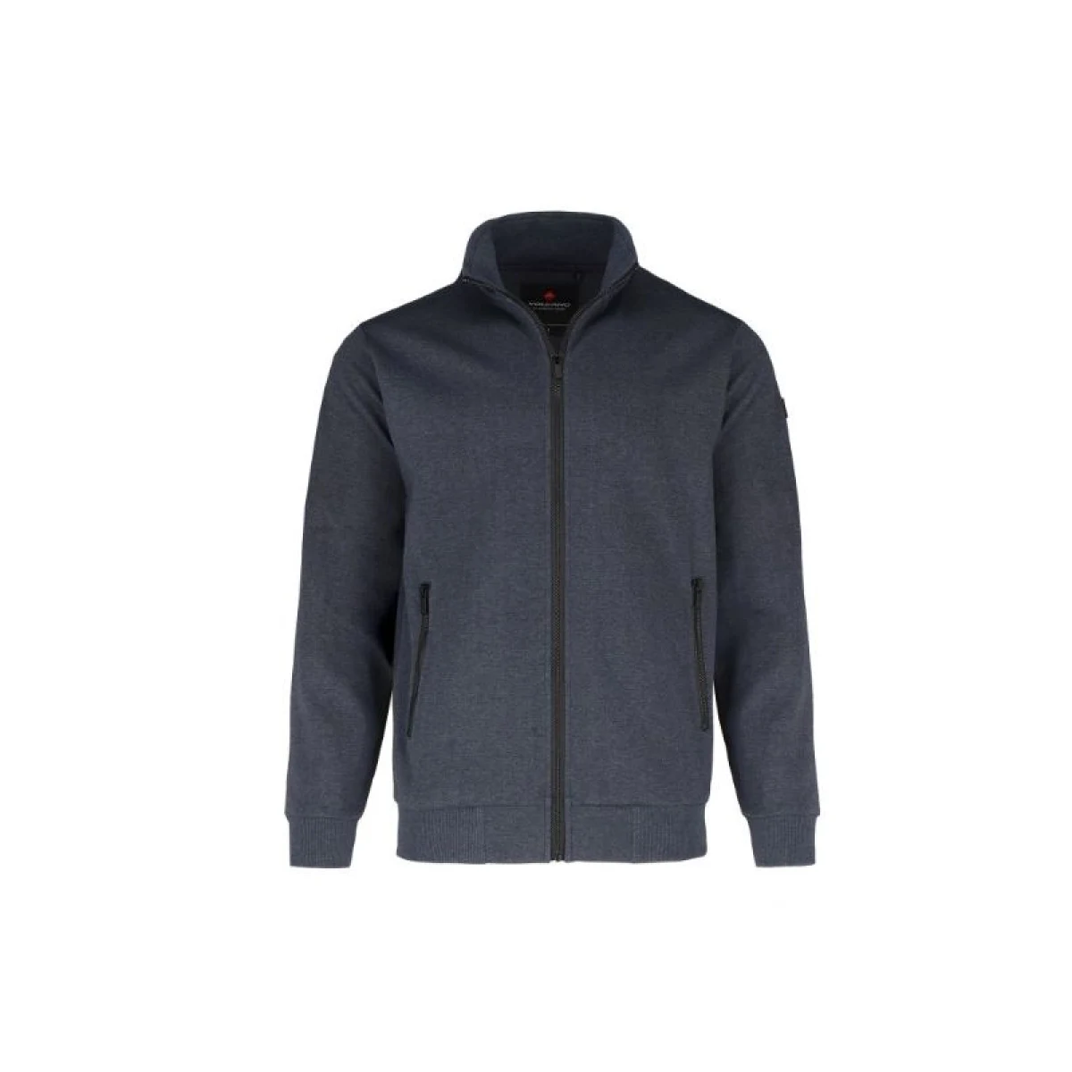 Pánská mikina se zipem VOLCANO B-SWED-600M-NAVY MEL · záber 4
