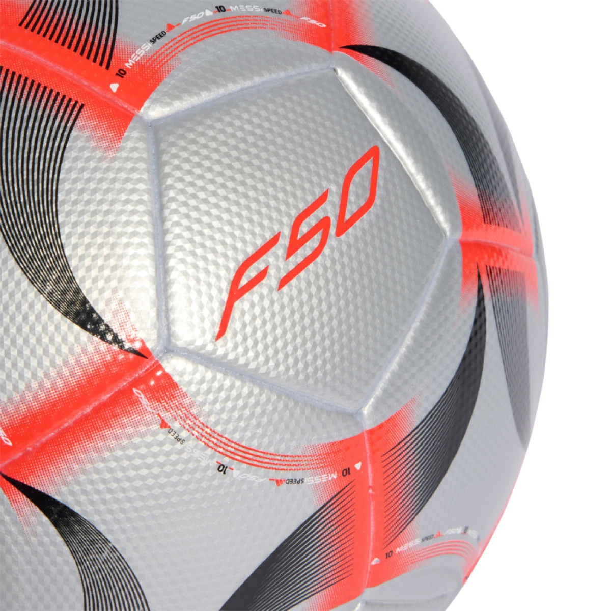 Futbalová lopta ADIDAS MESSI LGE SILVMT LUCRED BLACK · záber 3