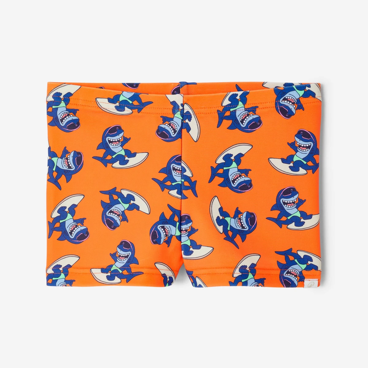 DECATHLON Chlapčenské boxerky Titou Shark s UV ochranou oranžové 2-3 r (89-95 cm) · záber 1