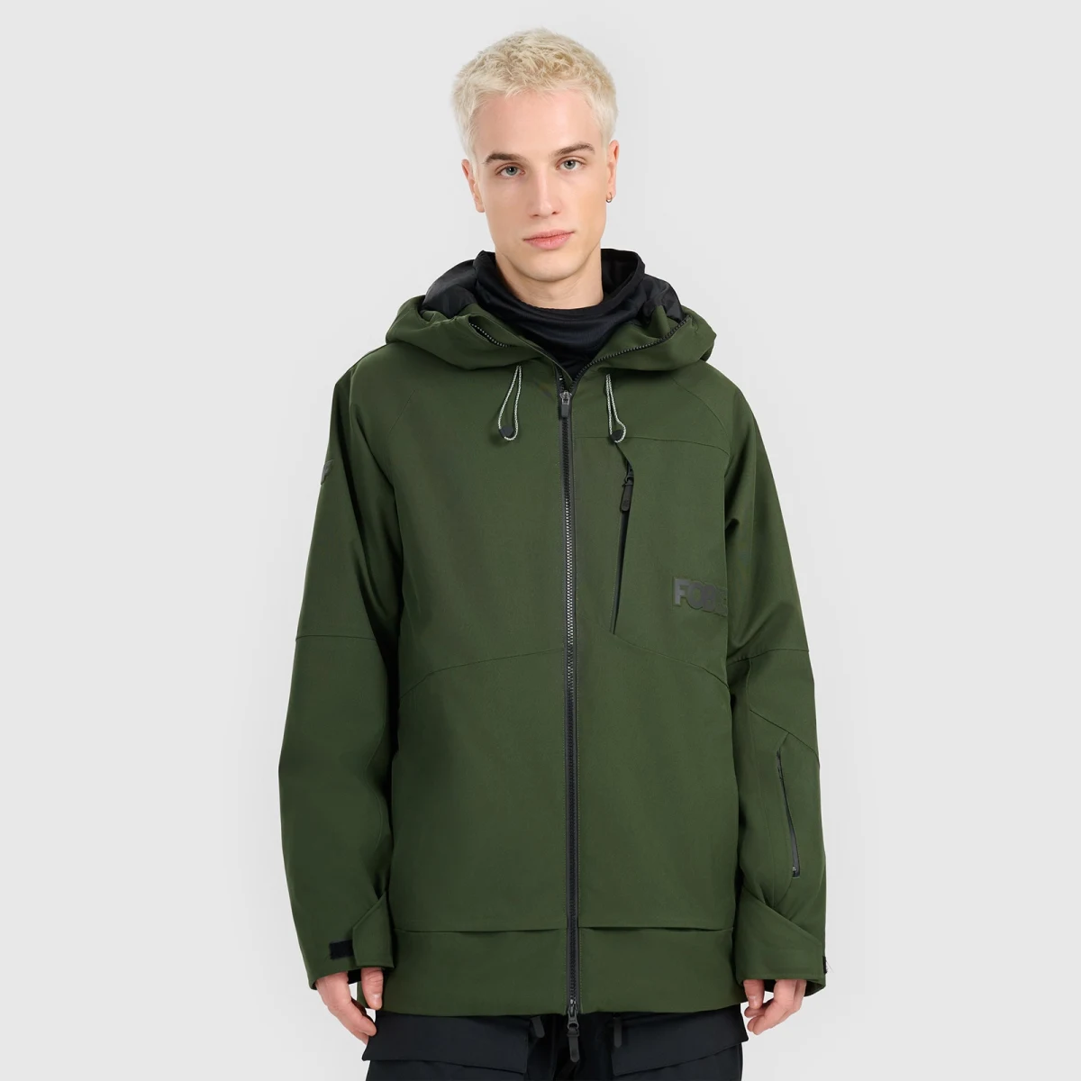 Pánská snowboardová bunda membrána 15000 - khaki · záber 1