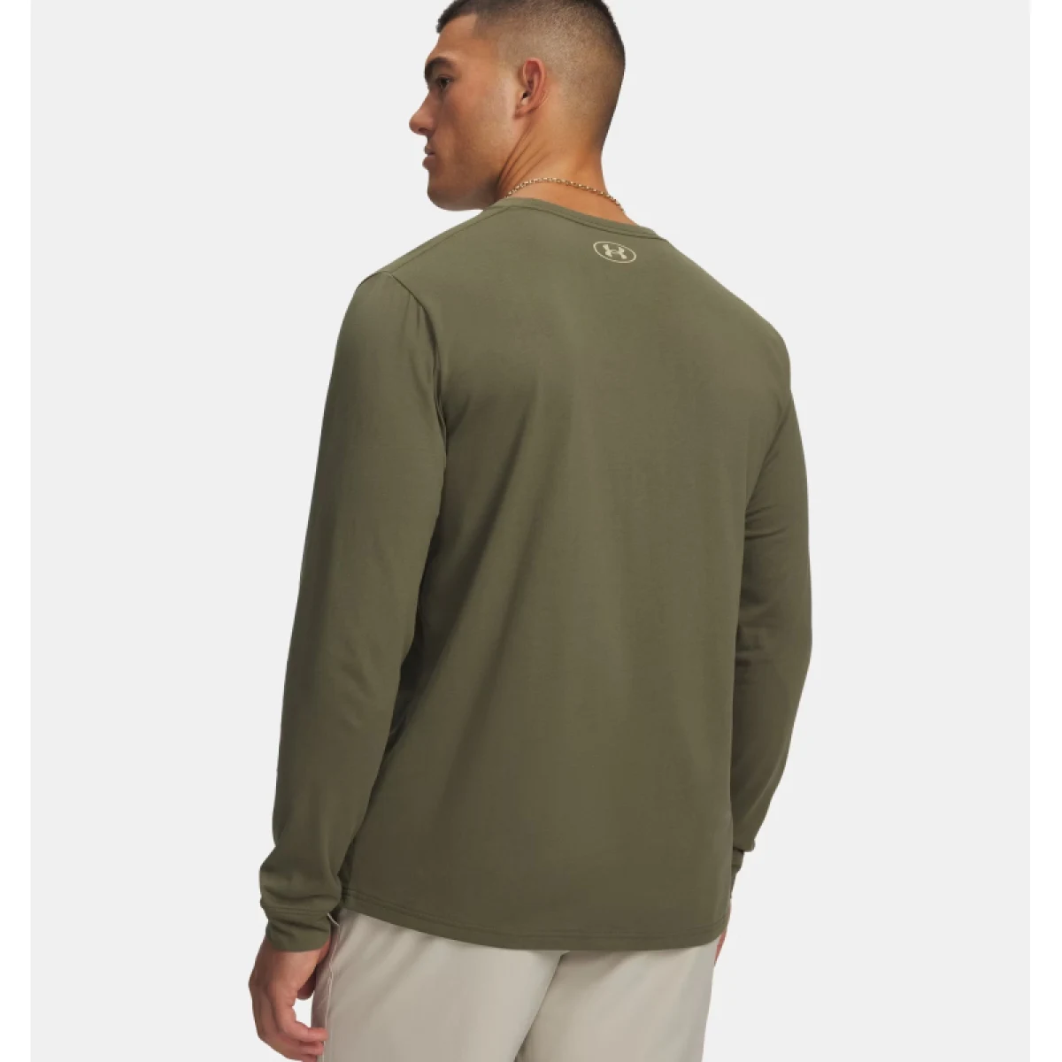 Pánske tričko s dlhým rukávom UNDER ARMOUR UA SPORTSTYLE LEFT CHEST LS-GRN · záber 3