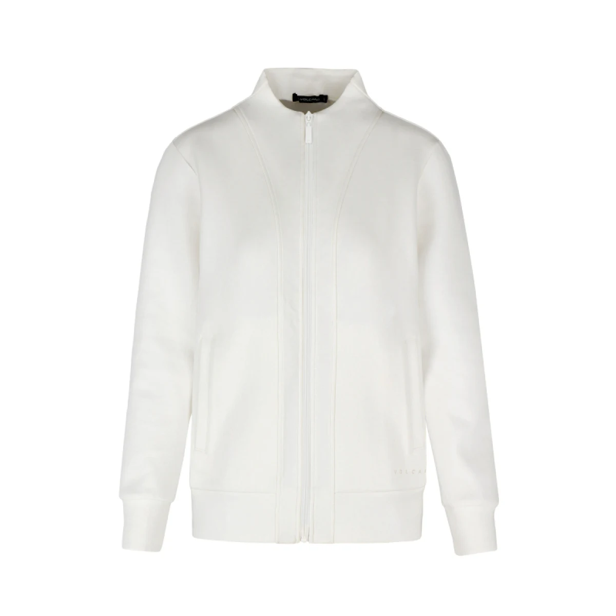 Dámska mikina so zipsom VOLCANO B-YASMIN-101-CREAM · záber 2