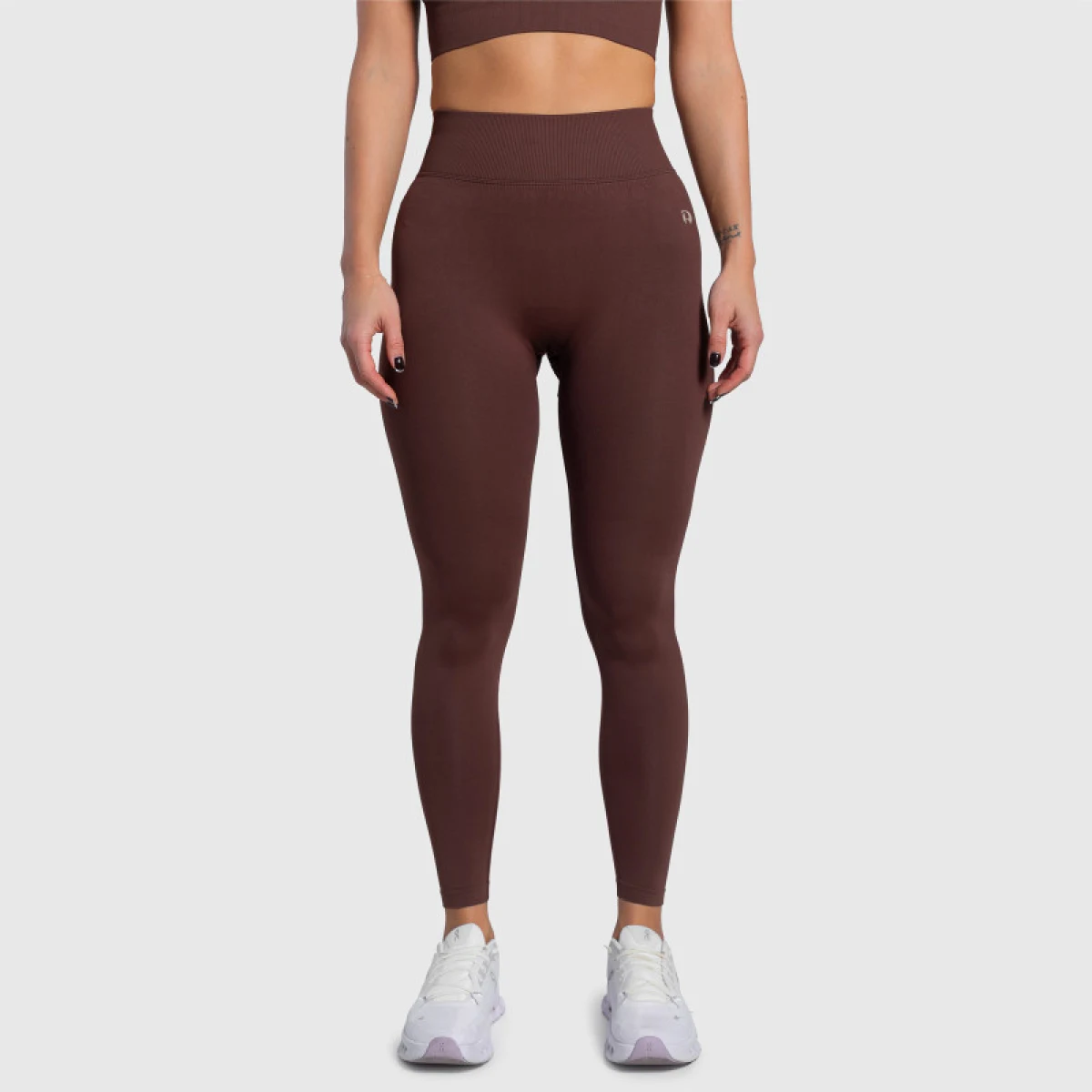 Dámske legíny Iron Aesthetics Ultimate, hnedé · záber 2